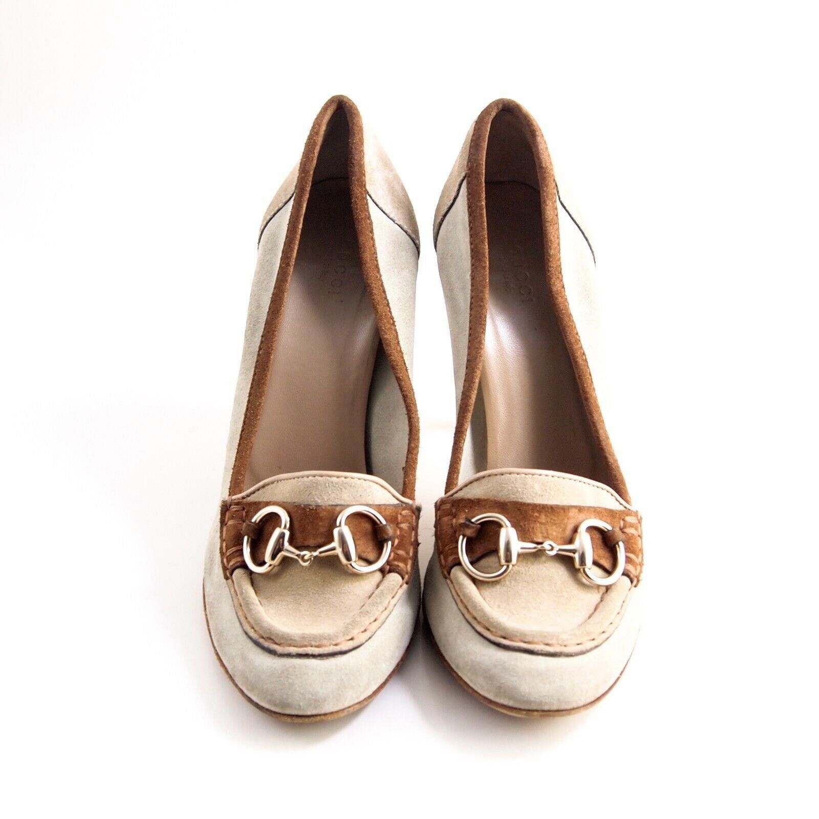 Gucci Gucci Horsebit Heels Brown Womens US 8.5 EU 38.5 C Size US 8.5 / IT 38.5 - 4 Thumbnail