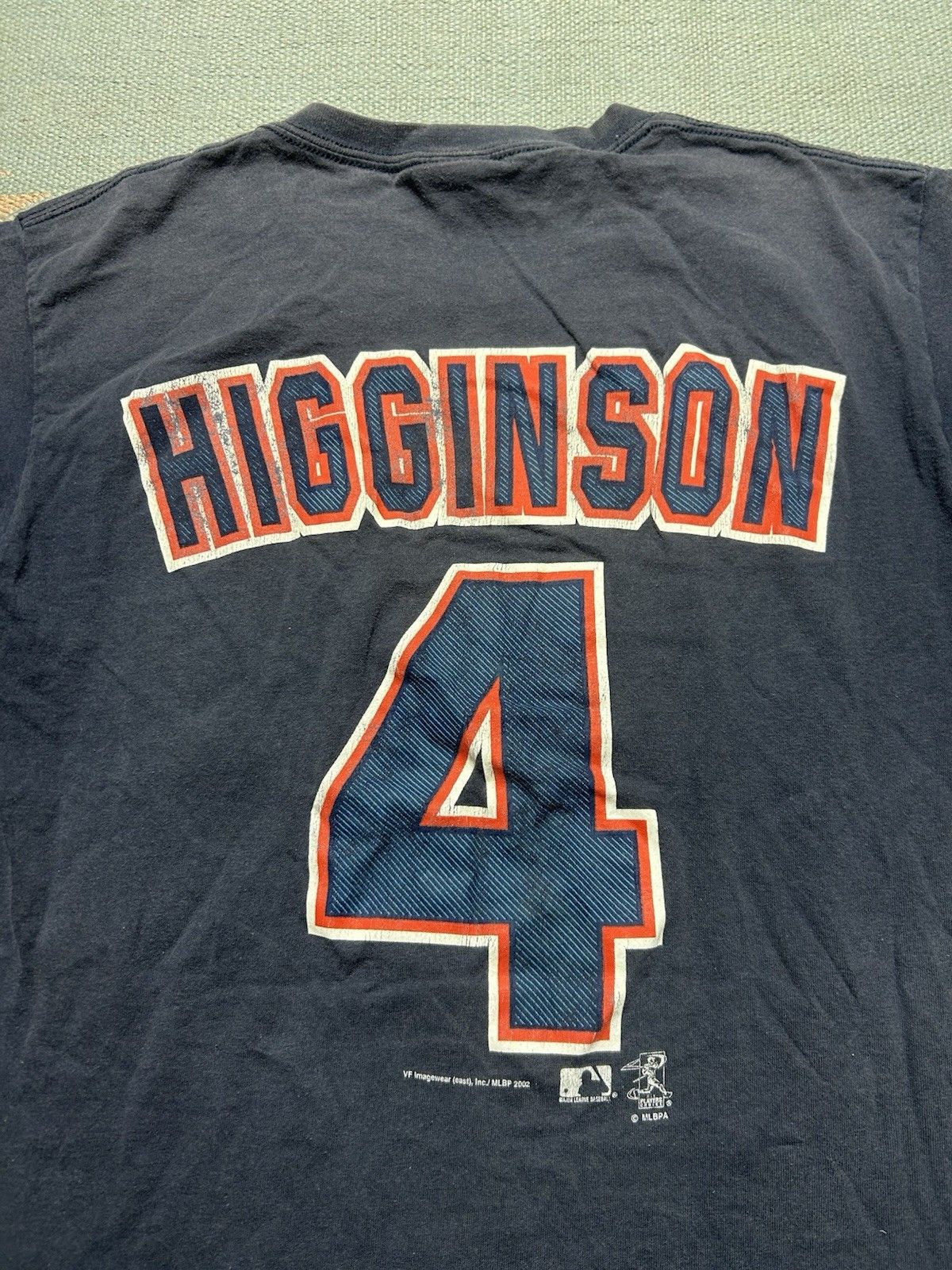 Vintage Vtg t shirt Detroit tigers Bobby Higginson #4 MLB faded med Size US M / EU 48-50 / 2 - 9 Thumbnail