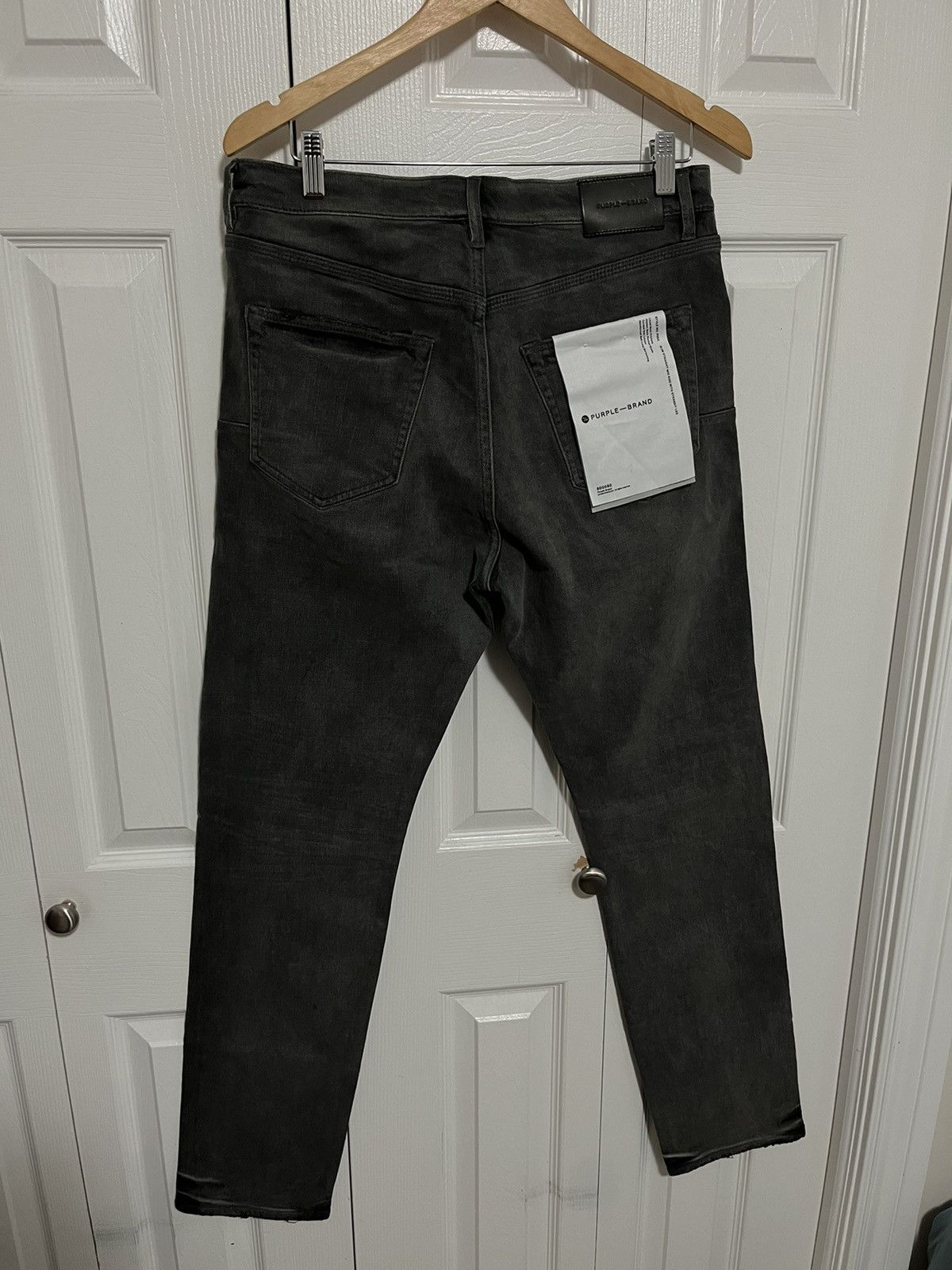 Purple Brand Purple P005 Dark Grey Denim Size US 32 / EU 48 - 4 Thumbnail