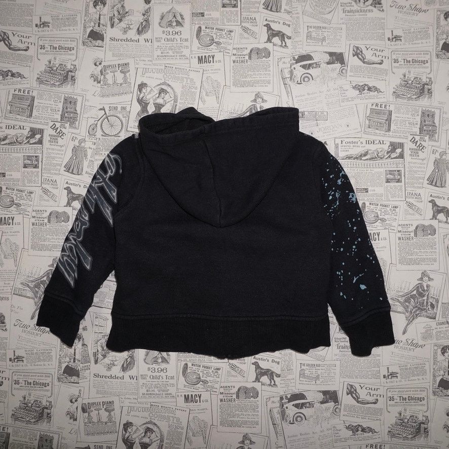 Hurley 3T -Vintage Y2K Hurley zip up AOP grunge paint grunge hoodie Size US XXS / EU 40 - 2 Thumbnail
