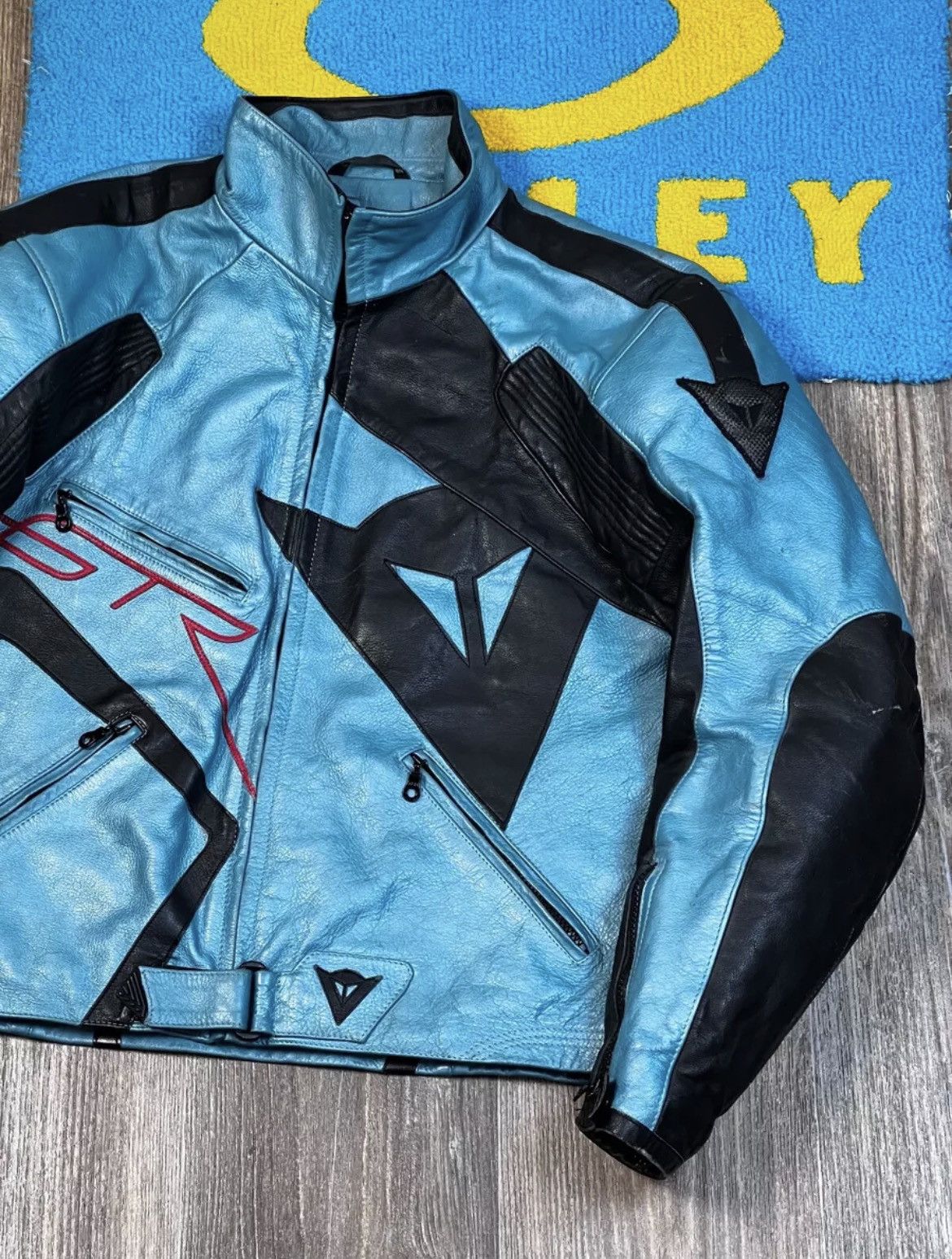Dainese Dainese GTR Superbike Blue Leather Moto Jacket Size US L / EU 52-54 / 3 - 4 Thumbnail