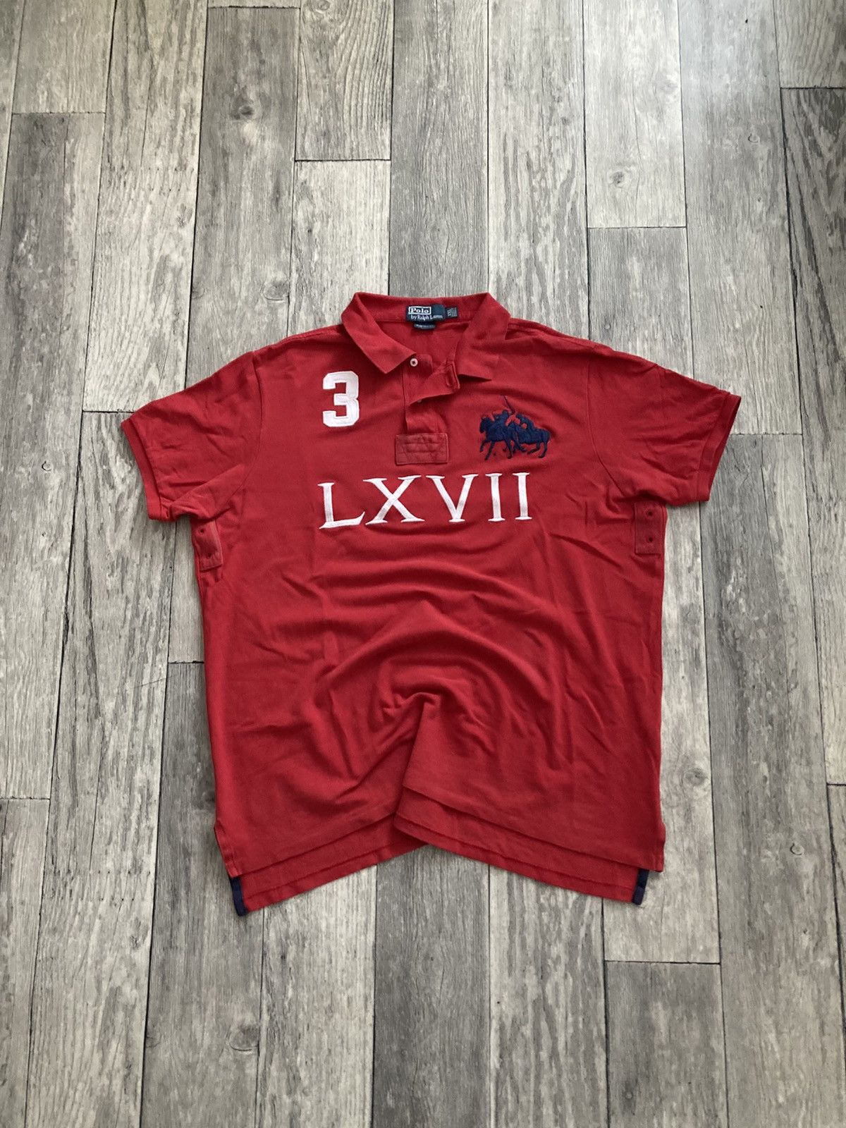 Polo Ralph Lauren × Vintage Vintage Ralph Lauren polo t-shirt tee chief keef Y2k drip Size US XXL / EU 58 / 5 - 2 Thumbnail