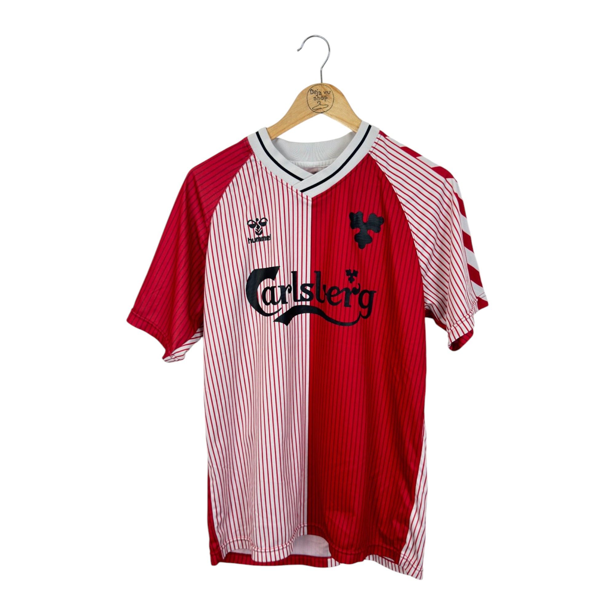 Hummel Denmark 1986 Home #10 Football Shirt Size US M / EU 48-50 / 2 - 1 Thumbnail