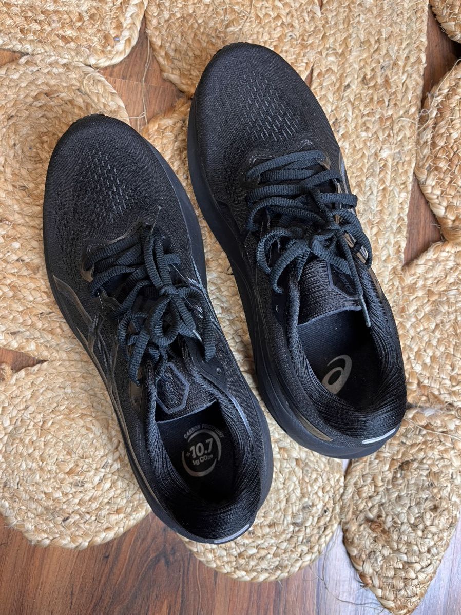 Asics × Japanese Brand Asics Gel- Kayano 30 smart all black runners cushion kiko Size US 10.5 / EU 43-44 - 2 Thumbnail