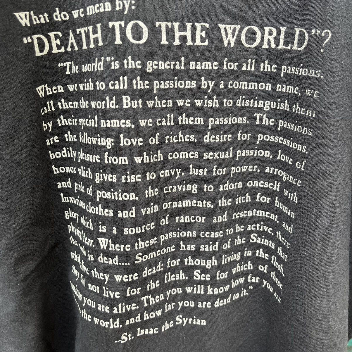 Vintage Vintage DEATH TO THE WORLD horror photo tee satanic Size US XL / EU 56 / 4 - 4 Thumbnail