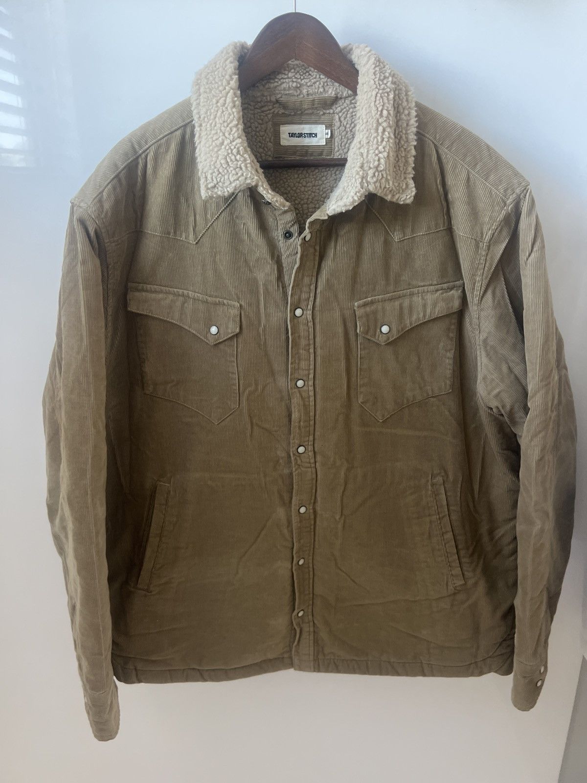 Taylor Stitch Taylor Stitch Corduroy Sherpa Lined Western Jacket Size 46 l Size US M / EU 48-50 / 2 - 2 Thumbnail