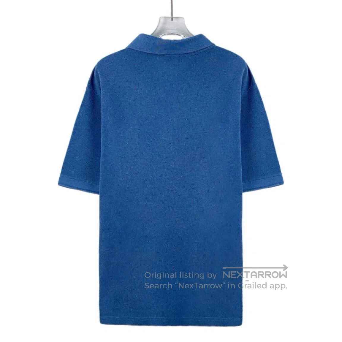 Dior Dior Blue Logo Embroidered Cotton Polo. Size US XL / EU 56 / 4 - 2 Thumbnail
