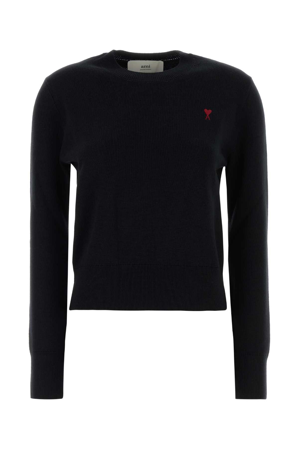 AMI Black Wool Sweater Size XS / US 0-2 / IT 36-38 - 1 Thumbnail
