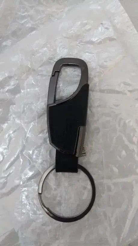 Other Black Color Metal Key Chain Size ONE SIZE - 2 Thumbnail