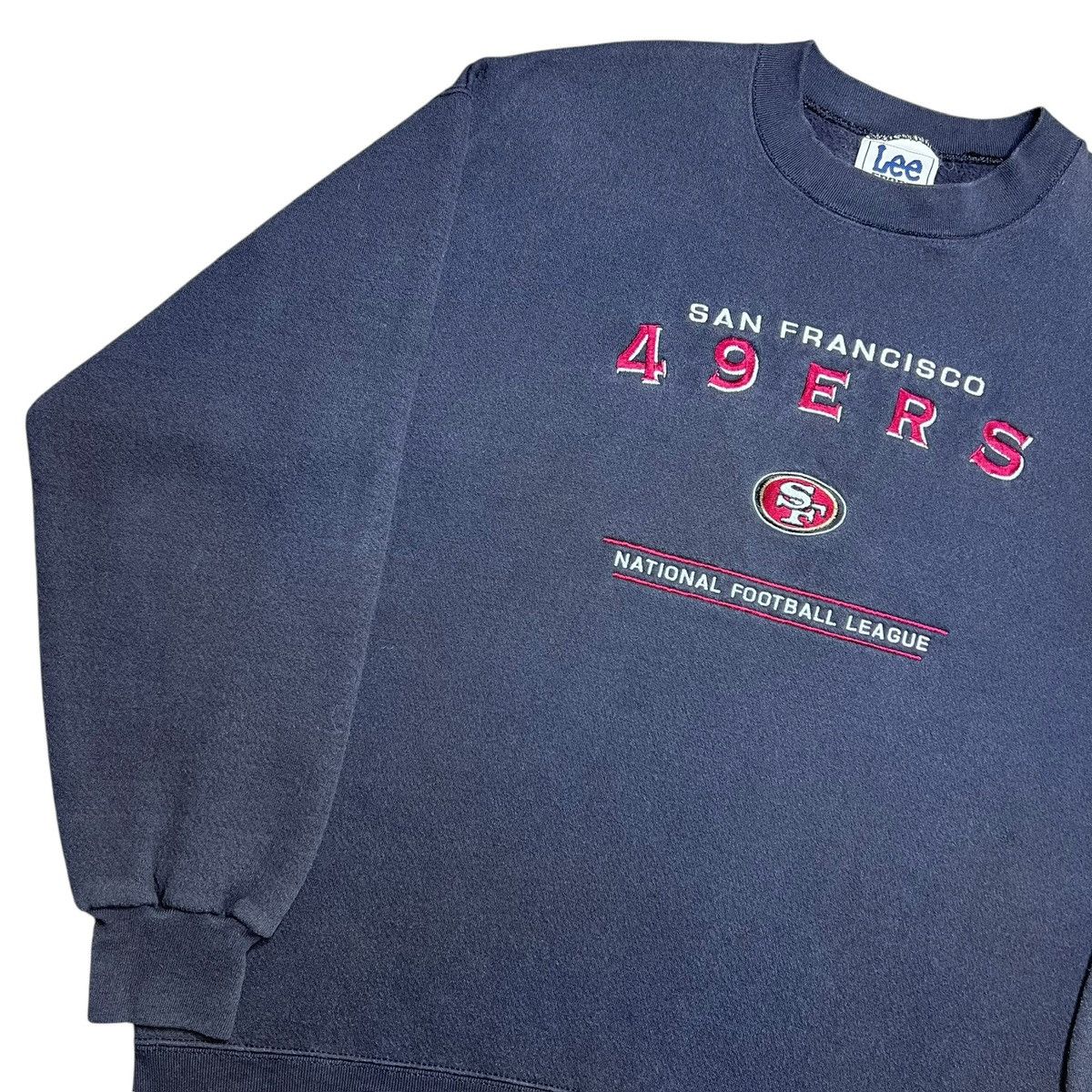 NFL 90s NFL San Francisco 49ers Lee Sport Embroidered Sweatshirt Size US L / EU 52-54 / 3 - 16 Thumbnail