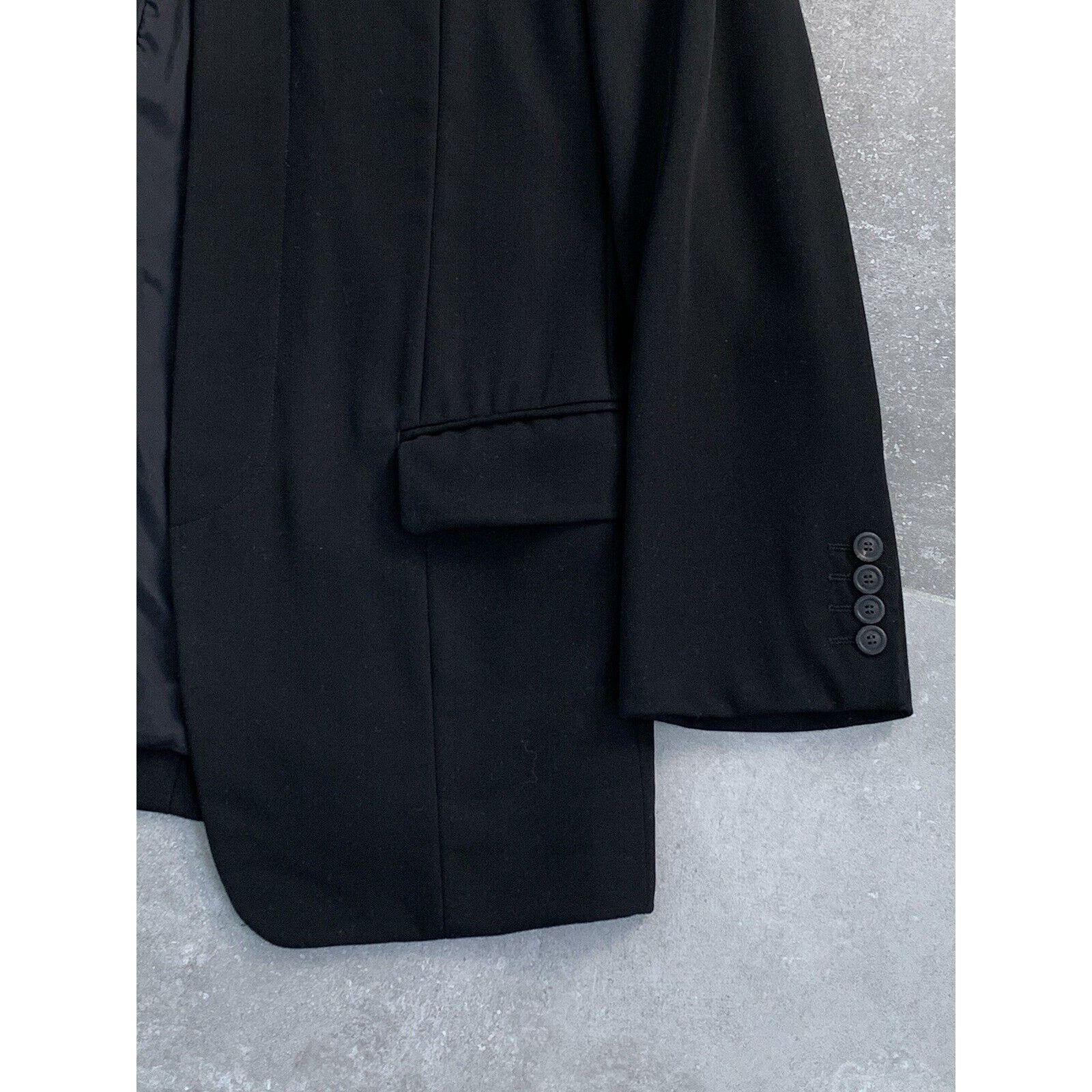 Issey Miyake × Japanese Brand × Vintage Men's ISSEY MIYAKE Wool Jacket 90s Coat Blazer SZ S EU 46-48 Size 48R - 14 Thumbnail