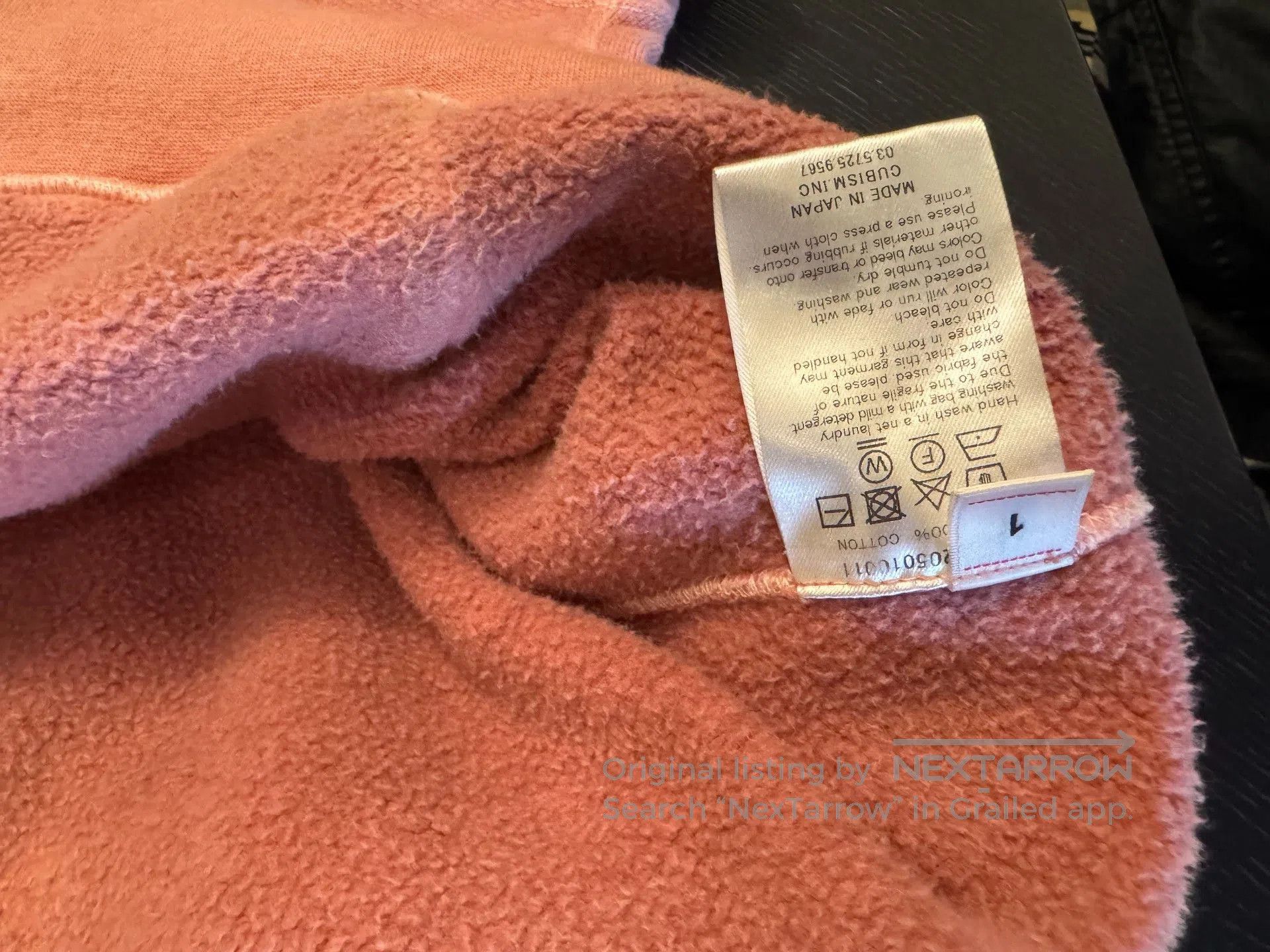Visvim visvim Pink Jumbo Plant Dye Hoodie. Size S / US 4 / IT 40 - 7 Thumbnail
