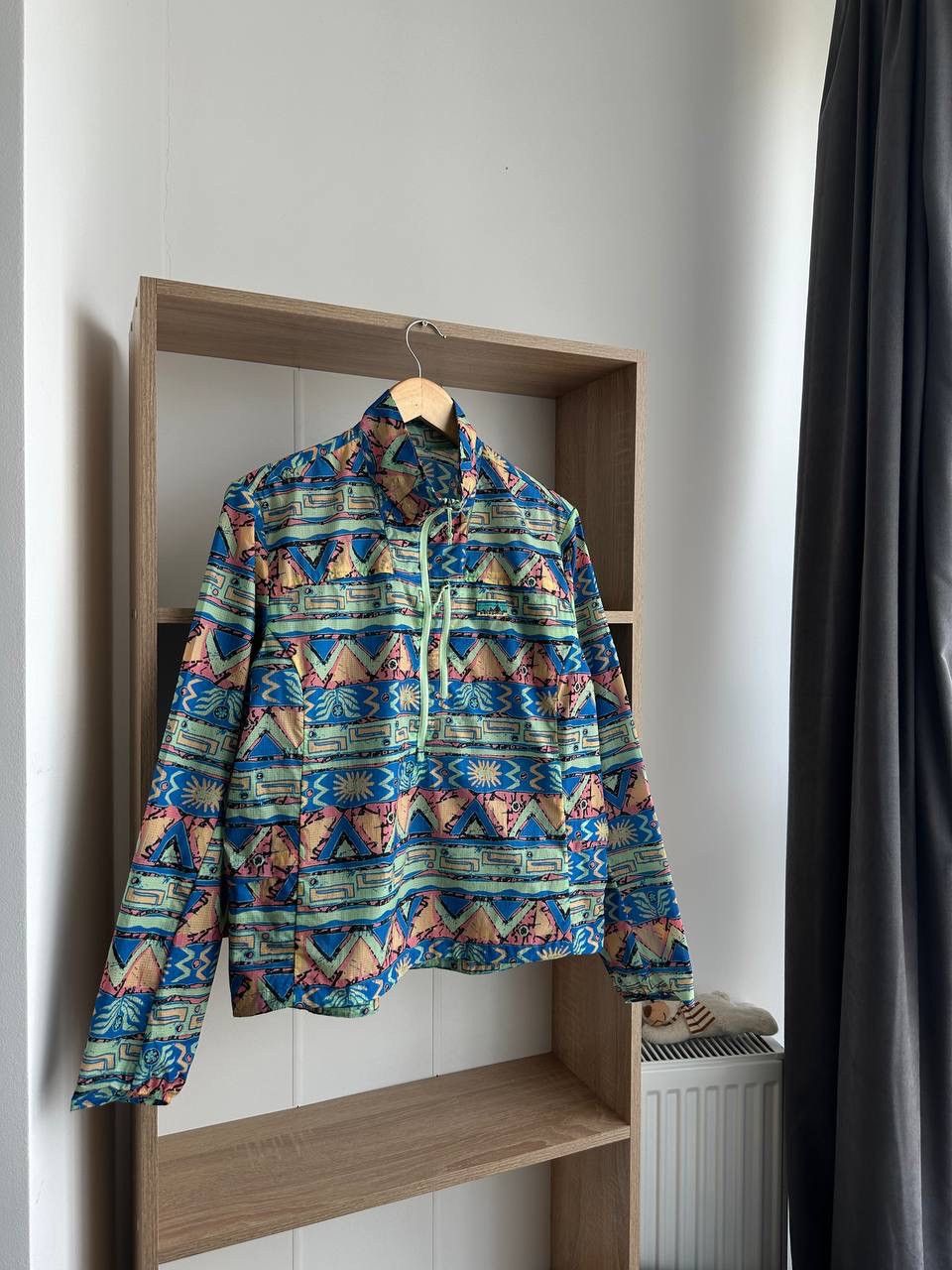 Patagonia × Vintage Vintage Patagonia Women’s Zip Pullover Print Jacket Size M / US 6-8 / IT 42-44 - 6 Thumbnail