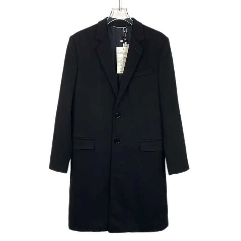 Dior Black Wool Women's Coat L Size 0089