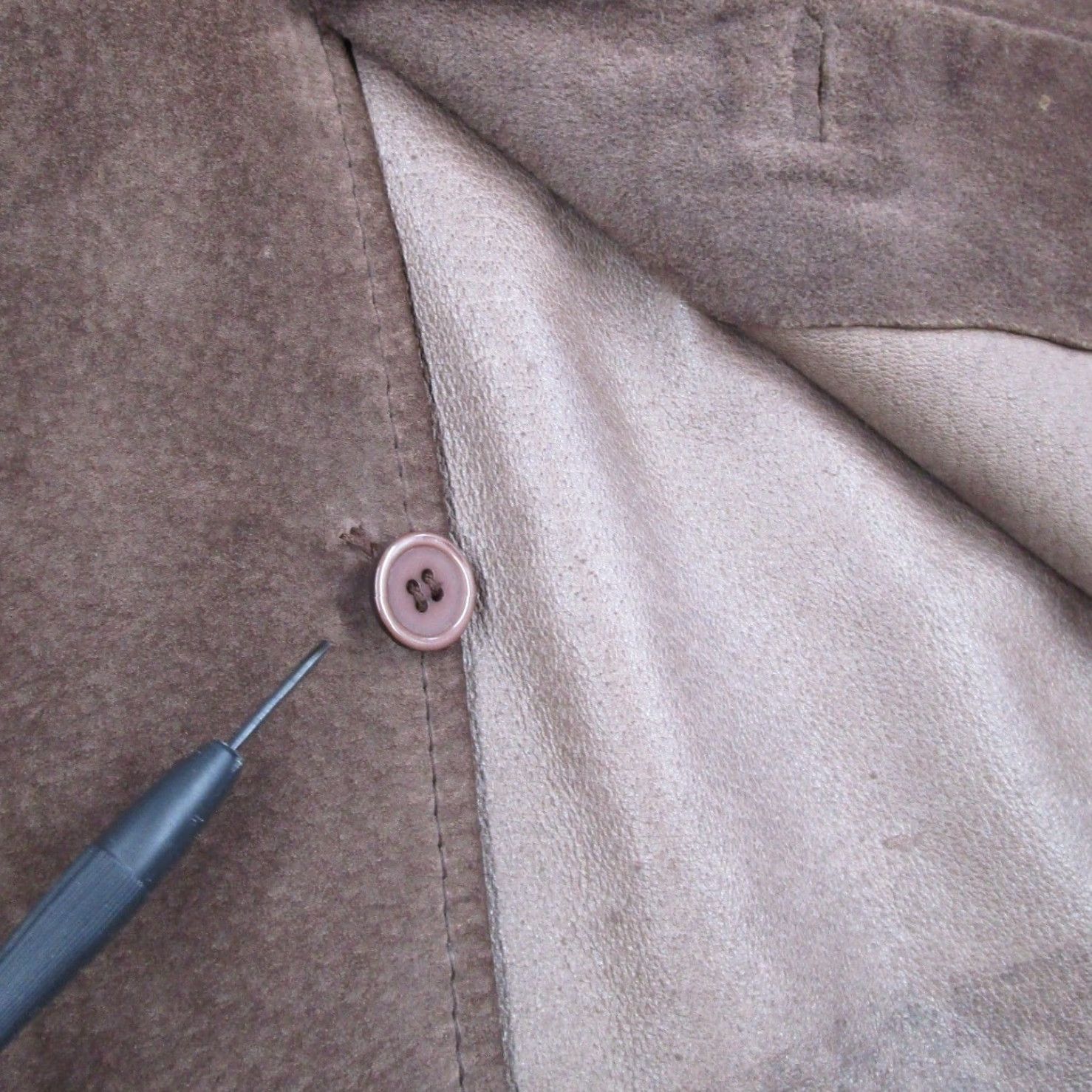 Vintage VINTAGE BC Ethic Skins Mens Brown Suede Leather Button Front Shirt Jacket Large Y2K Size US L / EU 52-54 / 3 - 6 Thumbnail