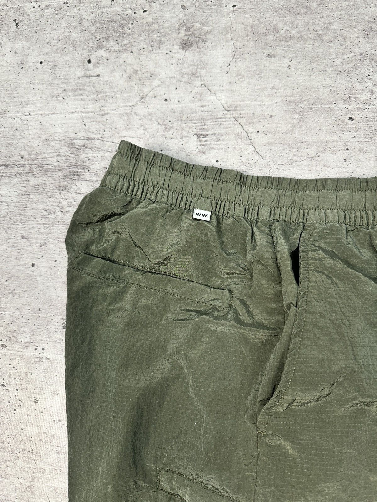 Wood Wood WOOD WOOD Ollie Nylon Shorts Size S Olive Army Tech Utility Size US 30 / EU 46 - 10 Thumbnail