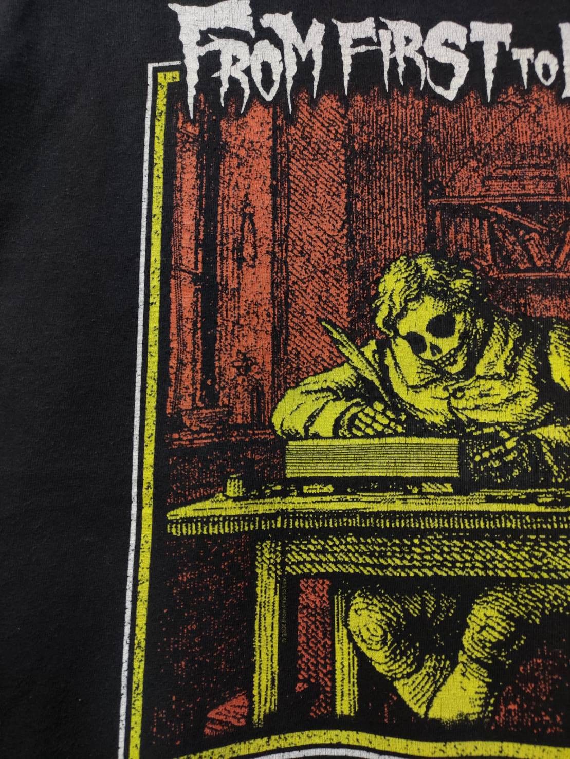 Band Tees Rare! Vtg 00's From First To Last / Skrillex Art Promo Size US L / EU 52-54 / 3 - 3 Thumbnail