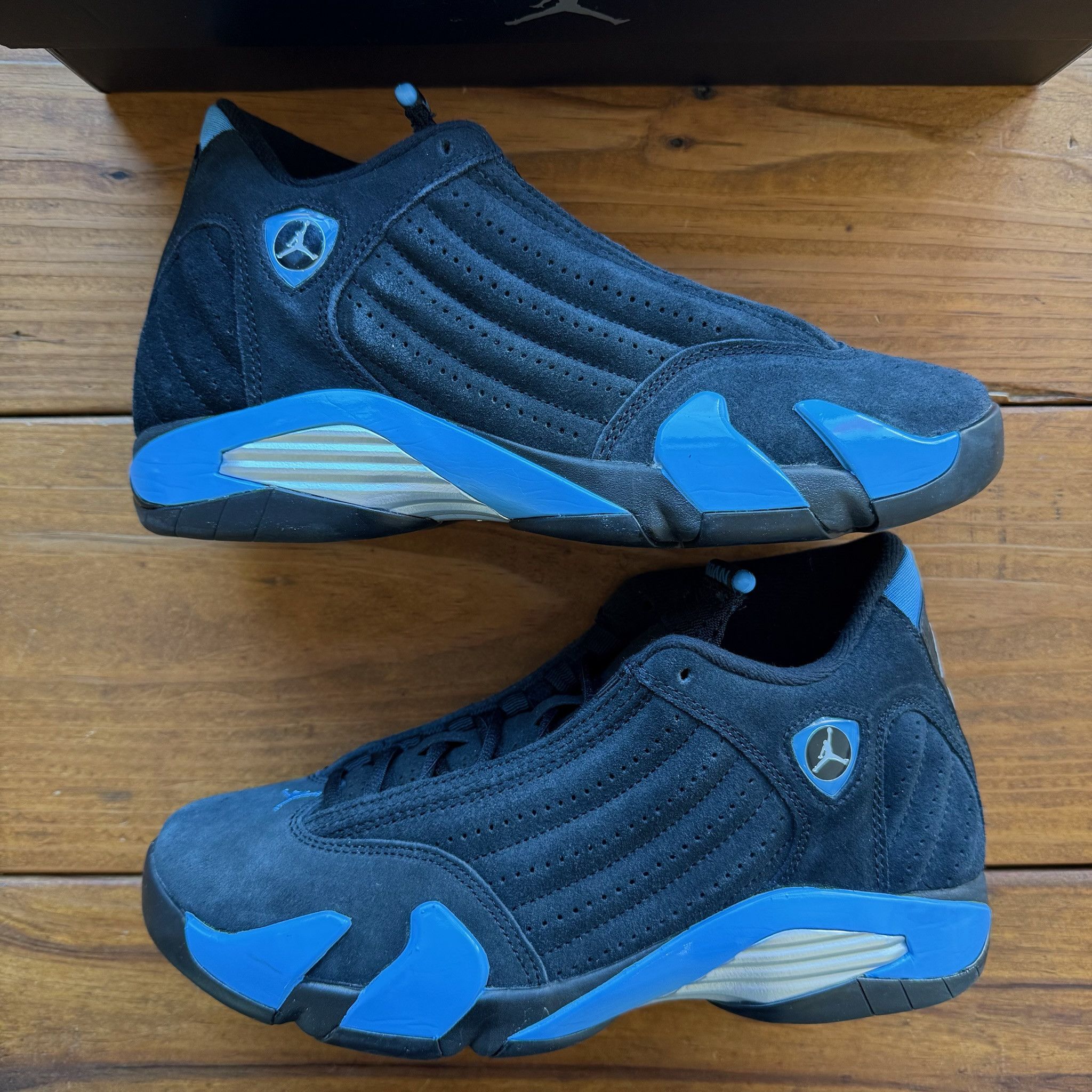 Jordan Brand Jordan 14 Retro 'Black University Blue' 2026 - 487471-007 Size US 13 / EU 46 - 2 Thumbnail