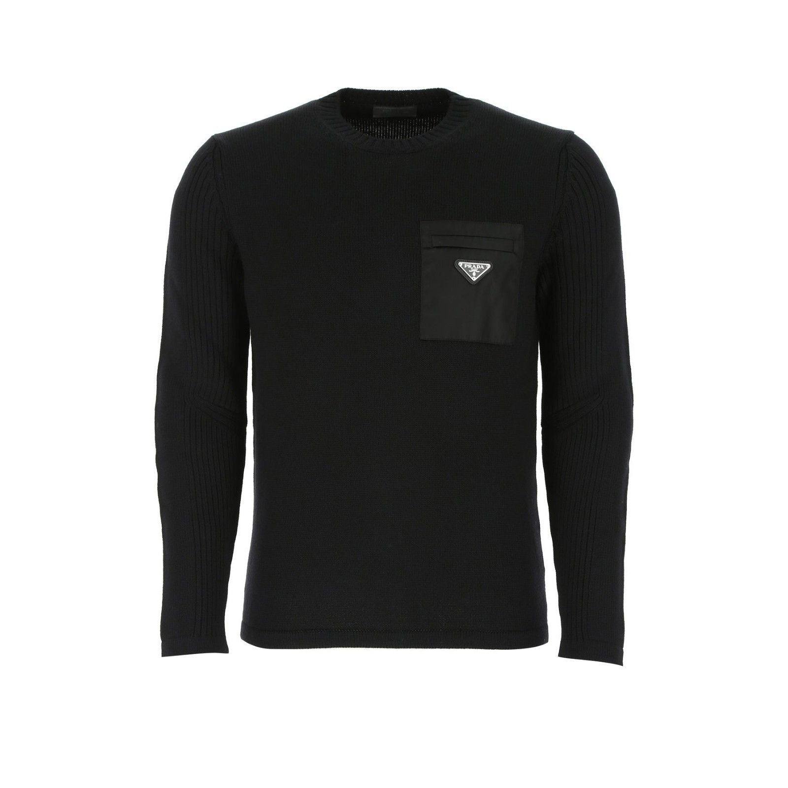 Prada PRADA Black Wool Sweater New & Authentic (Men's size:S;) Size US S / EU 44-46 / 1 - 1 Thumbnail