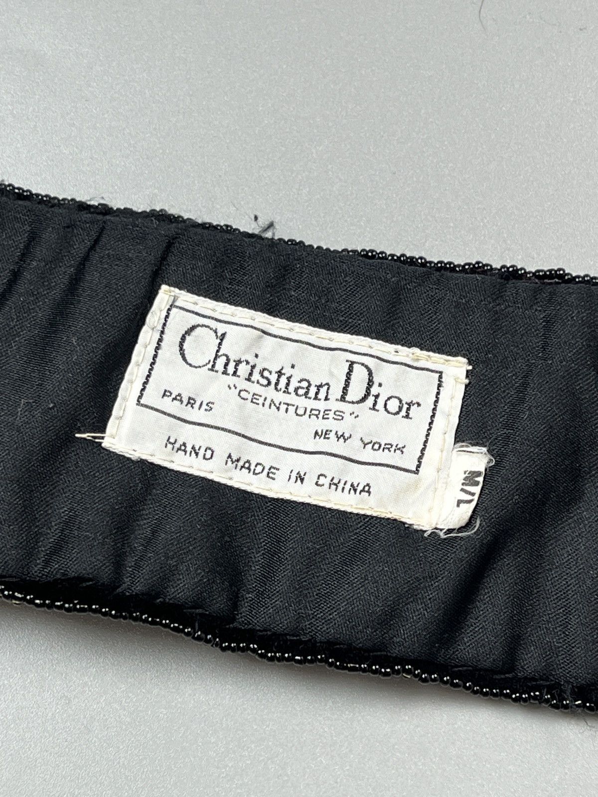 Christian Dior Monsieur Christian Dior Ceintures Vintage Beaded Belt (Y0559) Size ONE SIZE - 5 Thumbnail