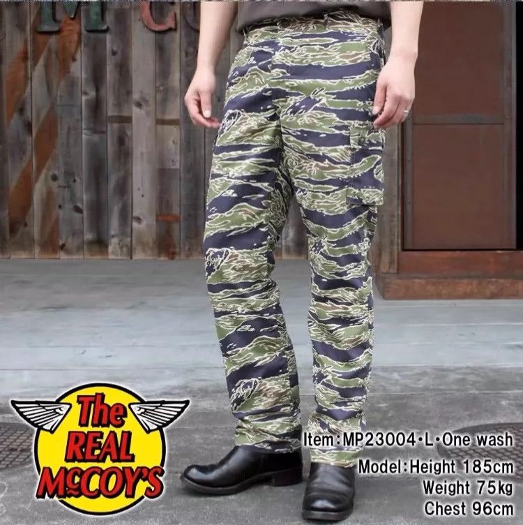 The Real McCoy's The Real McCoys SizeM Tiger Camo 60S Work Pants Size US 27 - 8 Thumbnail