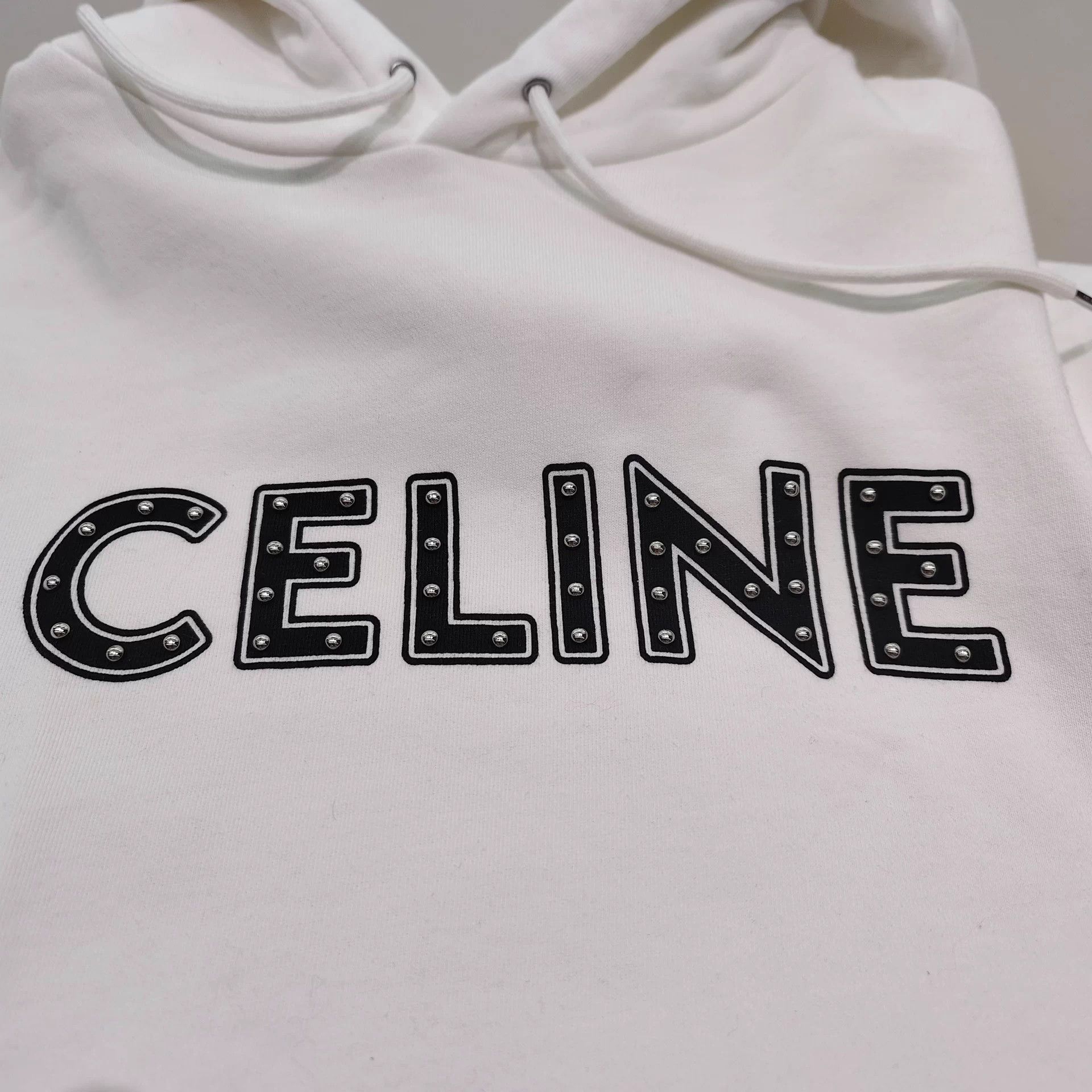 Celine Celine 98 new studded sweatshirt XS arm stain dry clean Size XS / US 0-2 / IT 36-38 - 3 Thumbnail