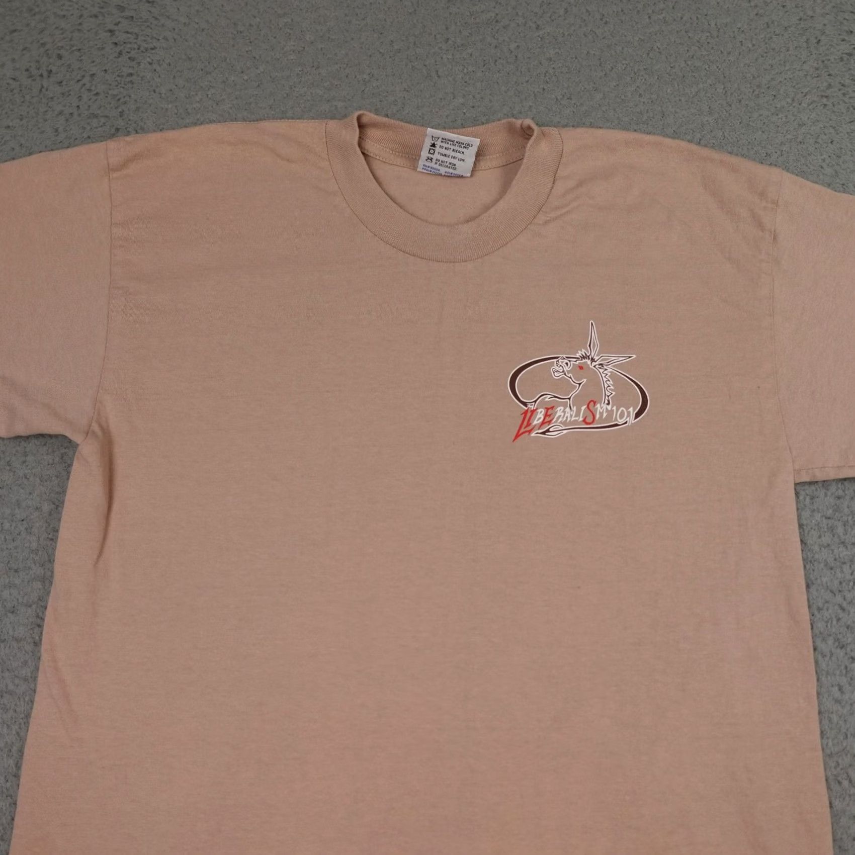 Vintage VINTAGE Liberalism 101 Shirt Mens L Brown Conservative Political Graphic USA Shirt Size US L / EU 52-54 / 3 - 4 Thumbnail