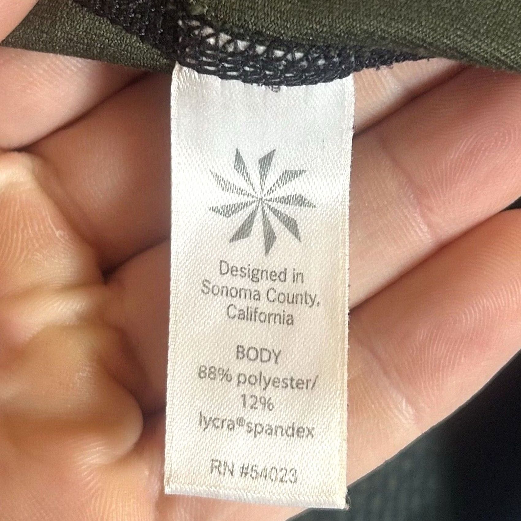 Athleta Athleta Leggings Womens Size S Green Athletic Fit Gym & Training, Running, Yoga, Weightlifting, Casual Activewear Size 28" / US 6 / IT 42 - 3 Thumbnail
