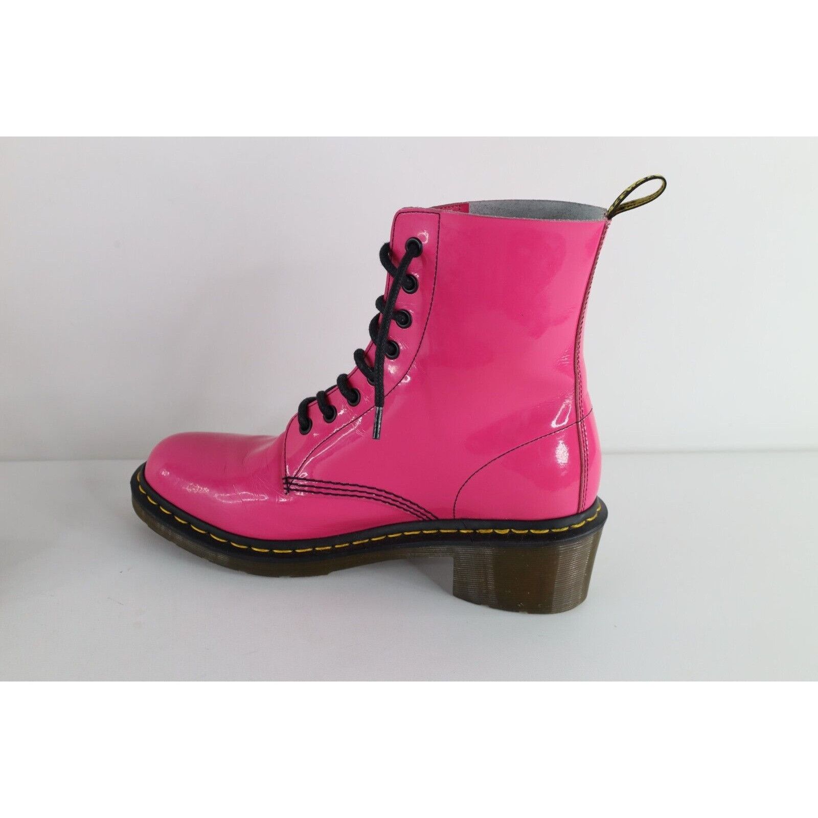Dr. Martens × Vintage NOS Vintage Dr Martens Clemency Patent Leather Heeled Boots Size US 10 / IT 40 - 6 Thumbnail