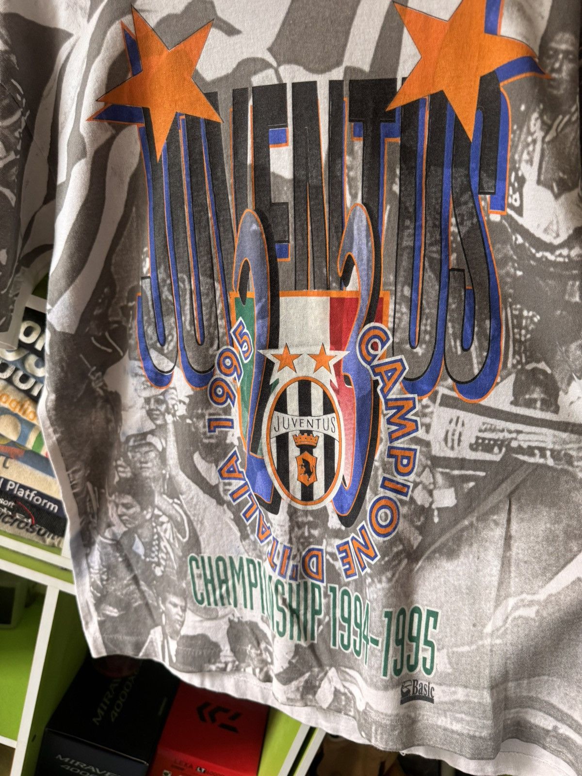 Vintage VINTAGE 90s JUVENTUS CHAMPION DE ITALIA FULLPRINT Size US L / EU 52-54 / 3 - 3 Thumbnail