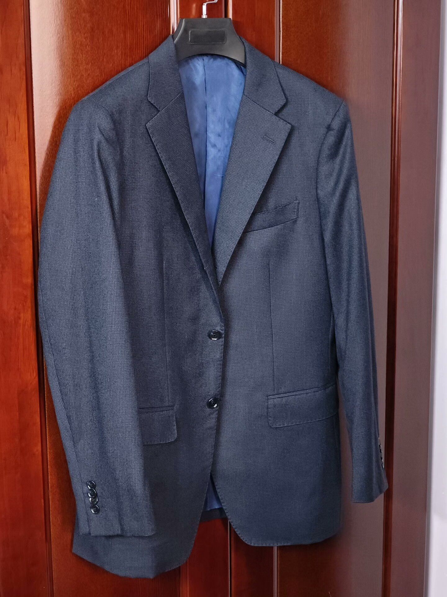 Japanese Brand Italian Wool Blended Custom Suit Size US S / EU 44-46 / 1 - 1 Thumbnail