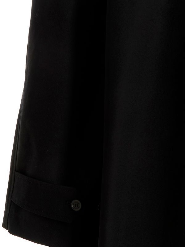Balenciaga o1w1db11225 Raglan Carcoat in Black Size US XXL / EU 58 / 5 - 5 Thumbnail