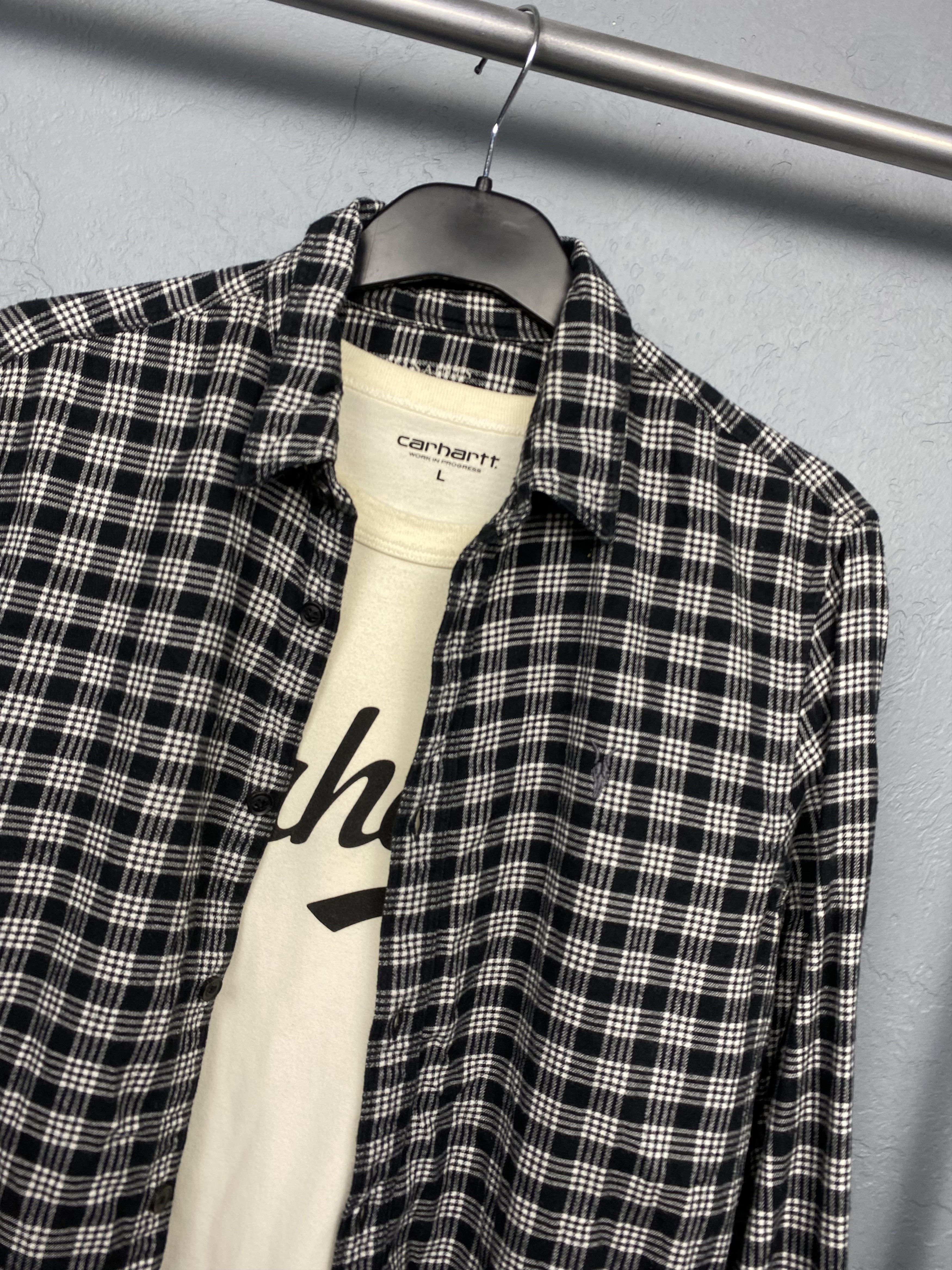 Allsaints Allsaints Mens Fetro Flannel Plaid Shirt Size US S / EU 44-46 / 1 - 2 Thumbnail