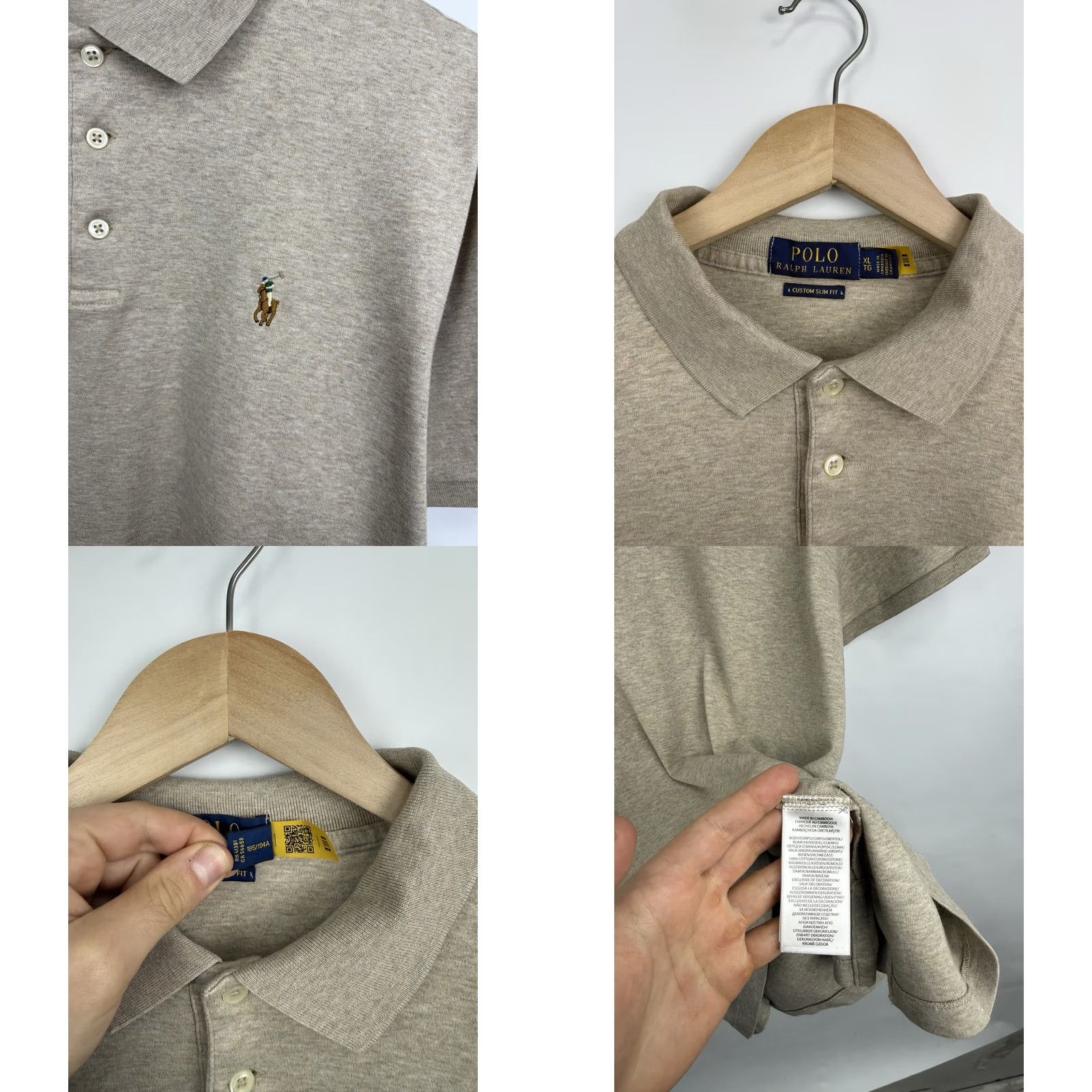 Ralph Lauren 🇺🇸 Polo Ralph Lauren Custom Slim Fit Shirt Rare Retro XL Size US XL / EU 56 / 4 - 8 Thumbnail