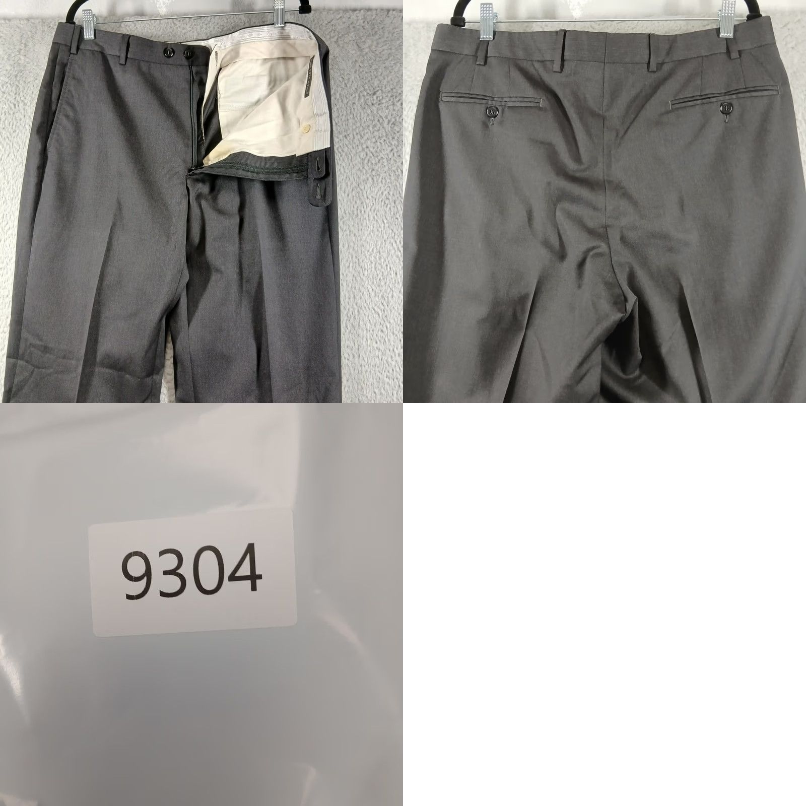 Zanella Zanella Pants Saks Fifth Avenue 100% Virgin Wool Made in Italy Size 36 Gray Solid Dress Pants Mens Wool Wedding 36 Regular Straight Todd Size US 36 / EU 52 - 8 Thumbnail