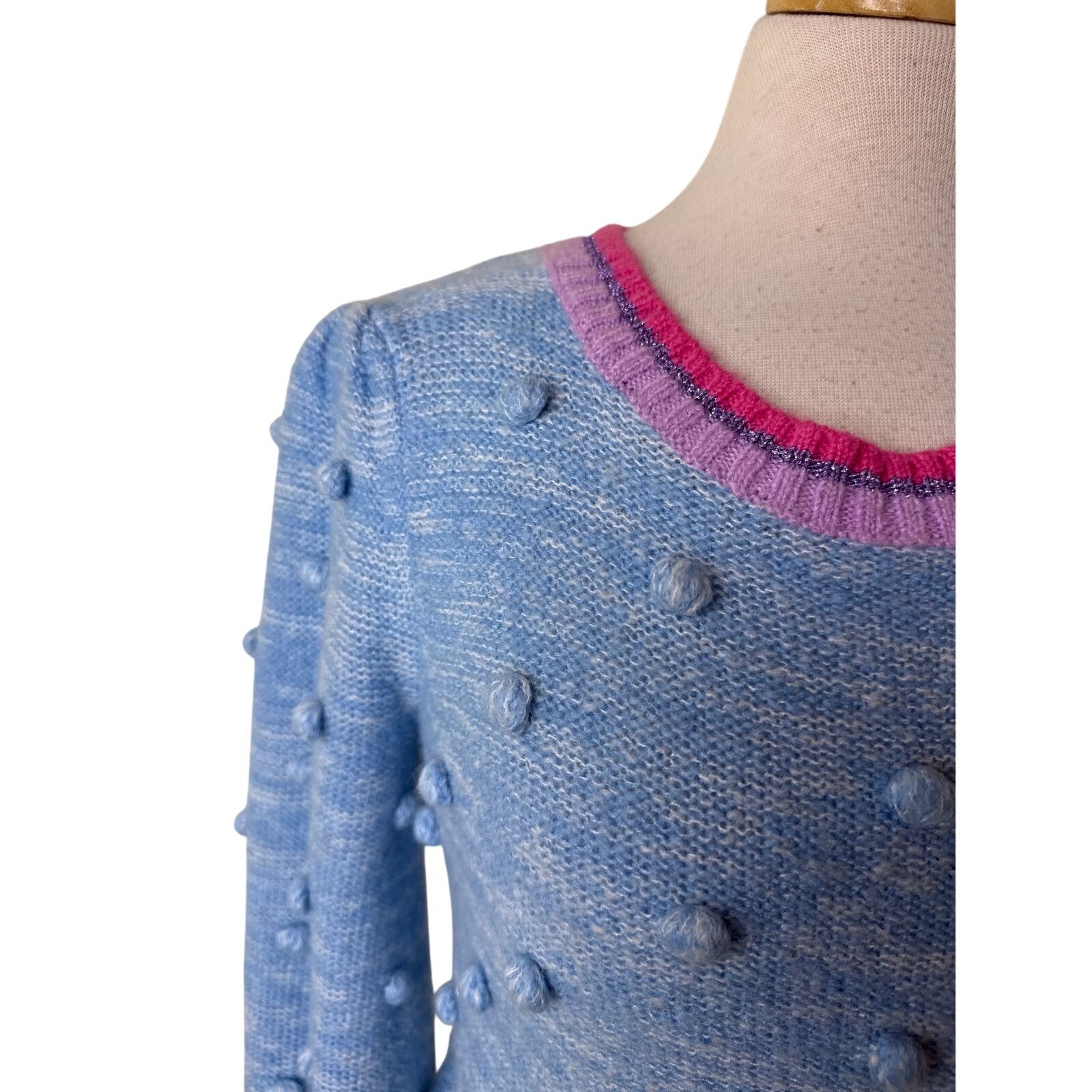 Lilly Pulitzer LILLY PULITZER Verna Sweater Blue Peri Marl SMALL Size S / US 4 / IT 40 - 2 Thumbnail
