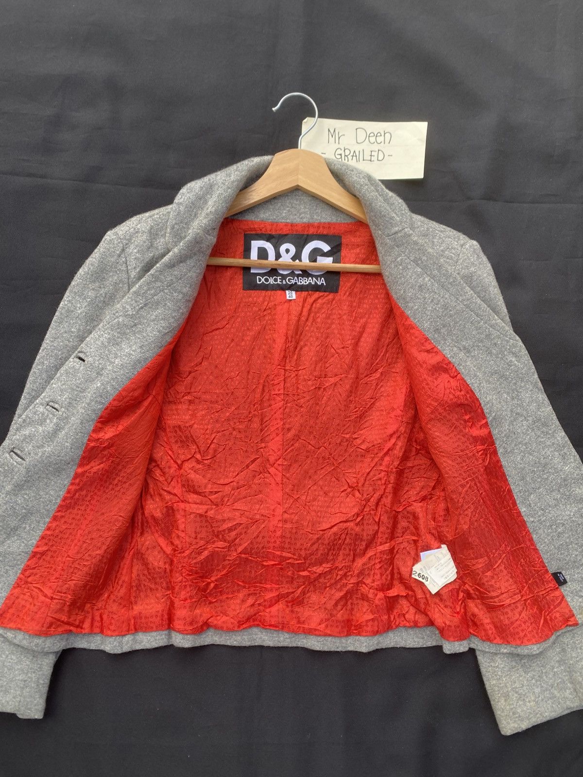 Dolce & Gabbana Rare Vintage Dolce & Gabbana Wool Jacket Size S / US 4 / IT 40 - 5 Thumbnail