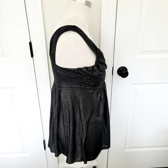 Express Metallic Sleeveless Empire-Waist Tunic Gift Party Size S / US 4 / IT 40 - 4 Thumbnail