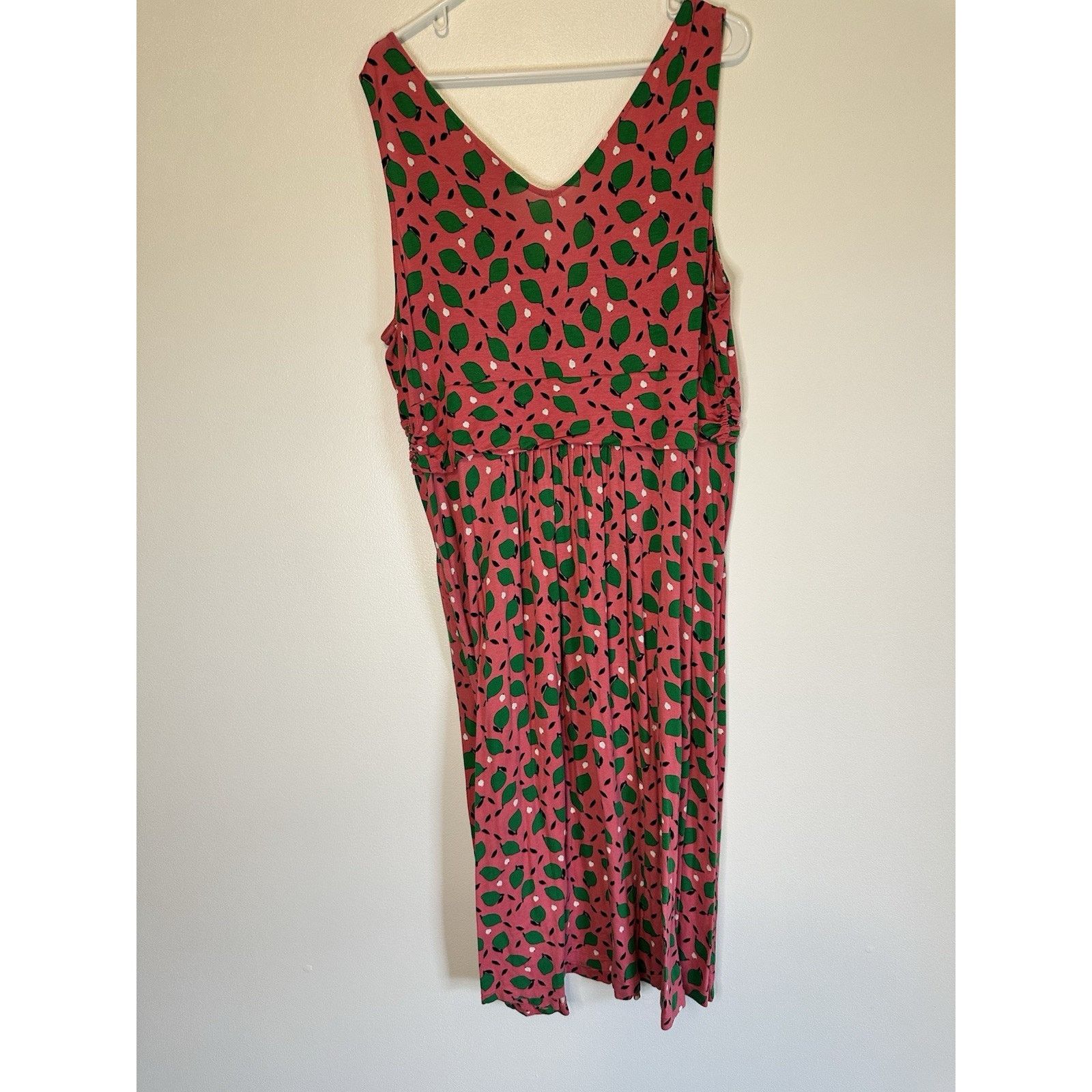 Boden Boden Effie Lime Dress Women's 20/22R Sleeveless V-Neck Size 3XL / US 20-22 - 4 Thumbnail