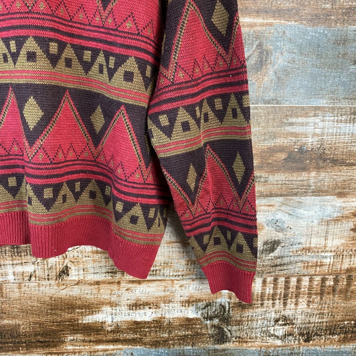 Homespun Knitwear × Japanese Brand DL Japanese Brand art vintage Red Knitwear #C820 Size S / US 4 / IT 40 - 15 Thumbnail