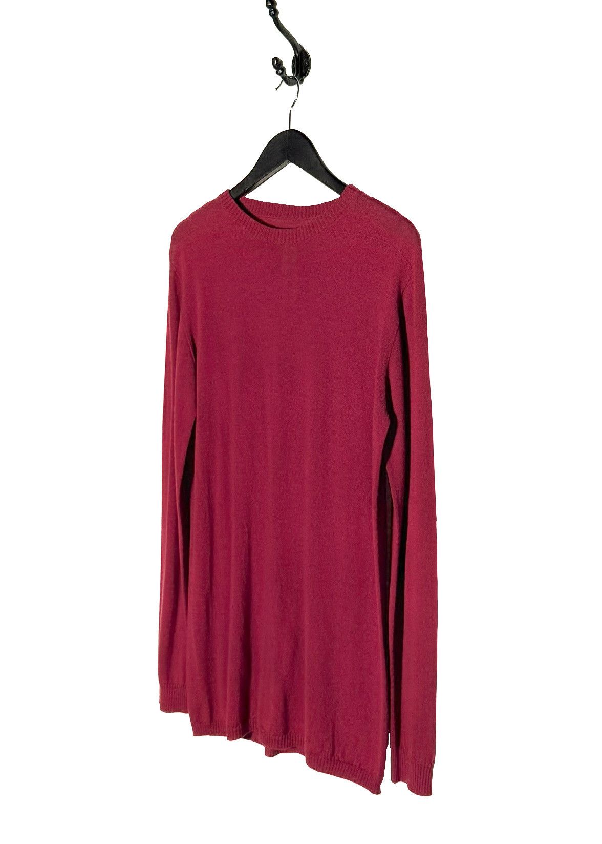 Rick Owens Rick Owens SS23 EDFU Fuchsia Light Wool Sweater Size US XL / EU 56 / 4 - 2 Thumbnail