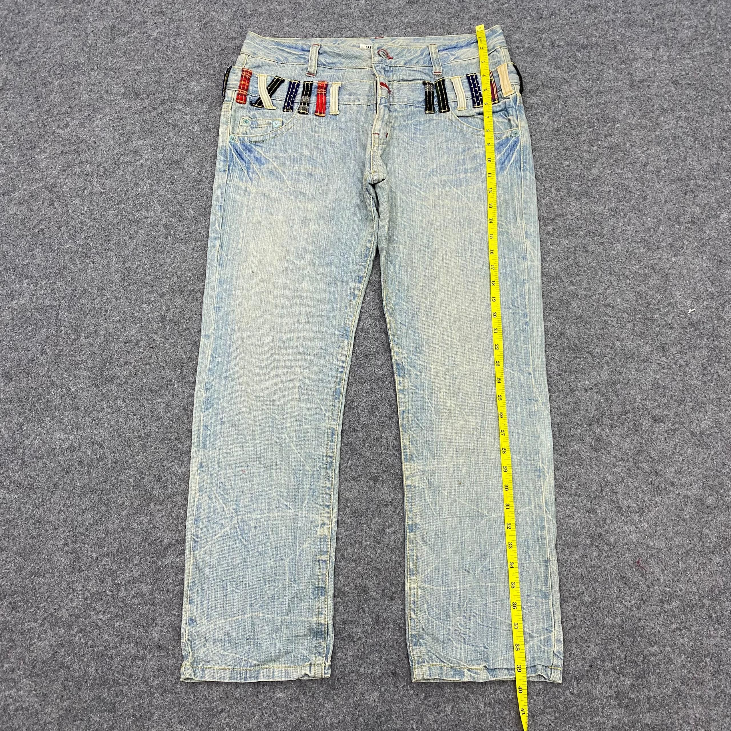 If Six Was Nine 💥Best Offer💥Vintage Clief De Sol Double Waist Denim Size US 34 / EU 50 - 2 Thumbnail