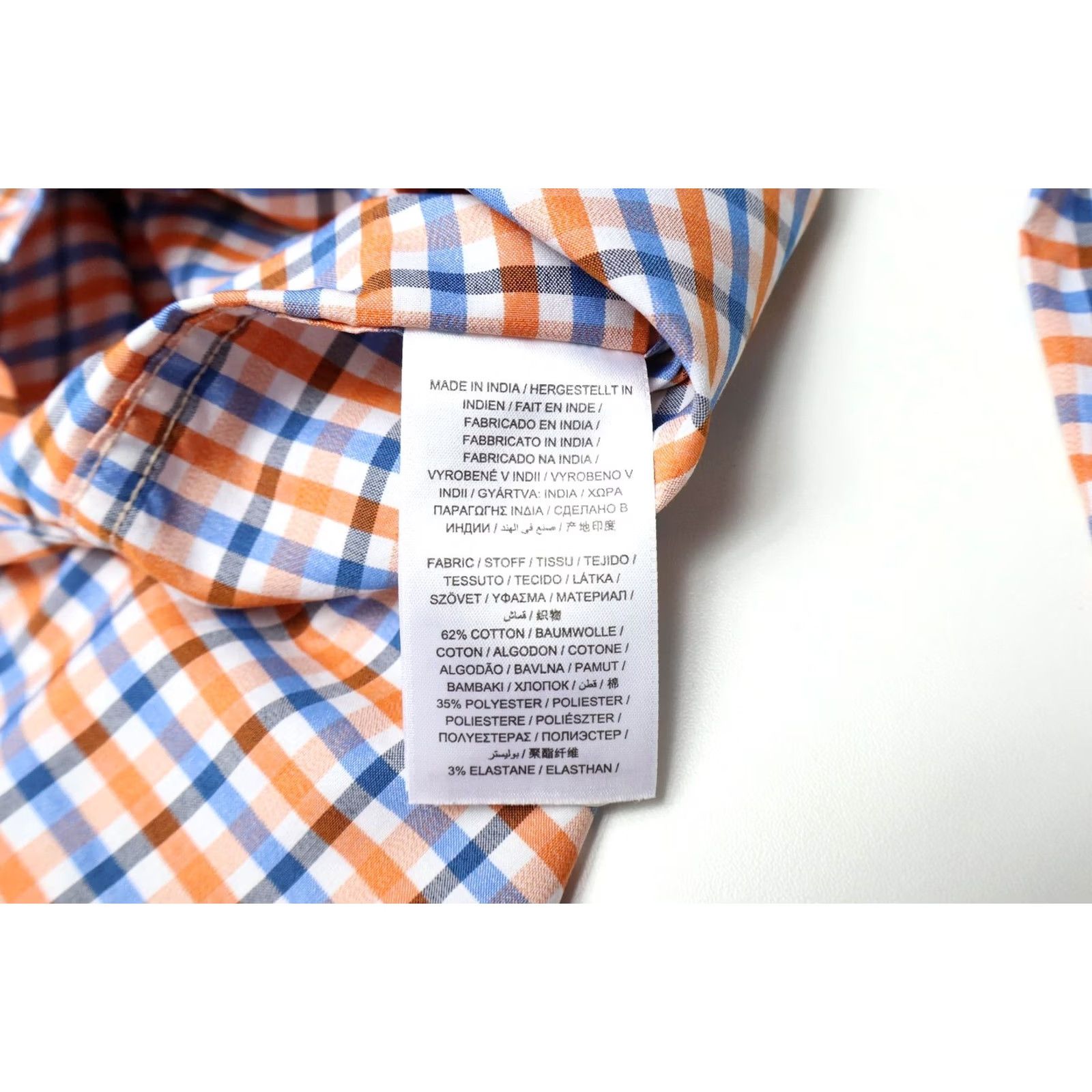 Gant GANT Tech Prep Regular Shirt Men Large Multicolor Check Long Sleeve Button-Up Size US L / EU 52-54 / 3 - 6 Thumbnail