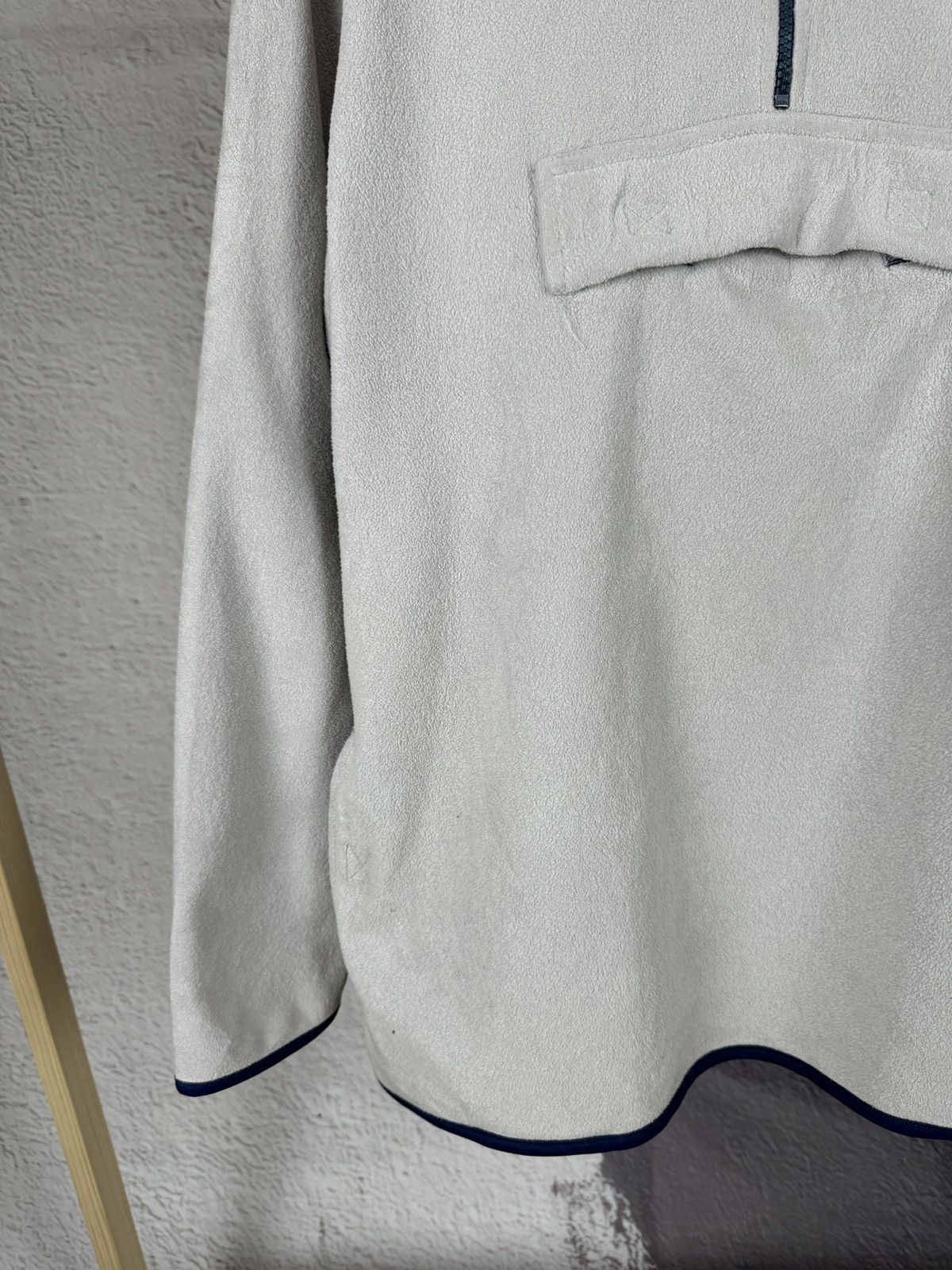 Japanese Brand F at E Feel at Ease vintage fleece half zip anorak hoodie Size US L / EU 52-54 / 3 - 4 Thumbnail