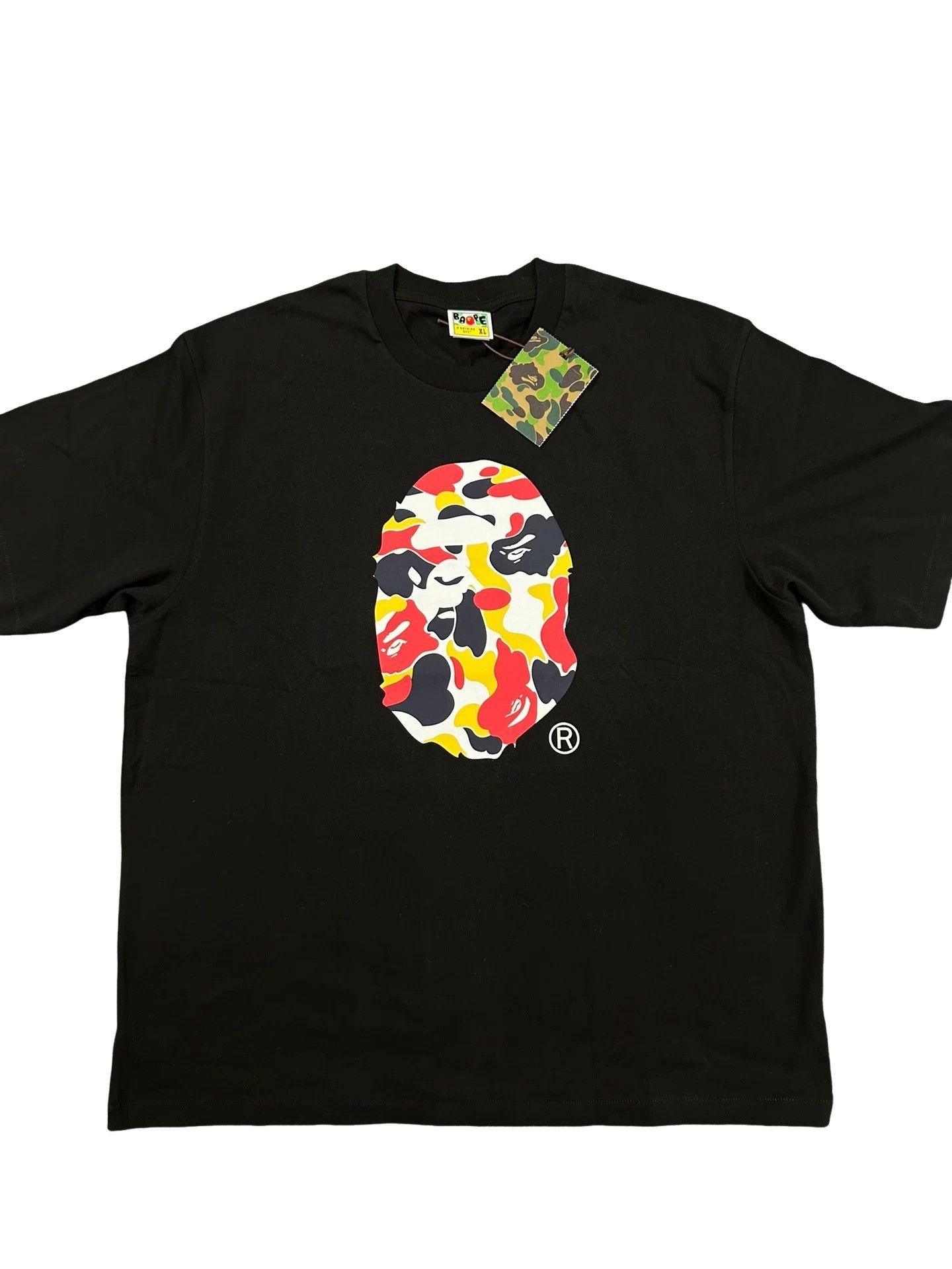 Bape A Bathing Ape Camo Ape Head T-Shirt Size XL Size US XL / EU 56 / 4 - 1 Thumbnail