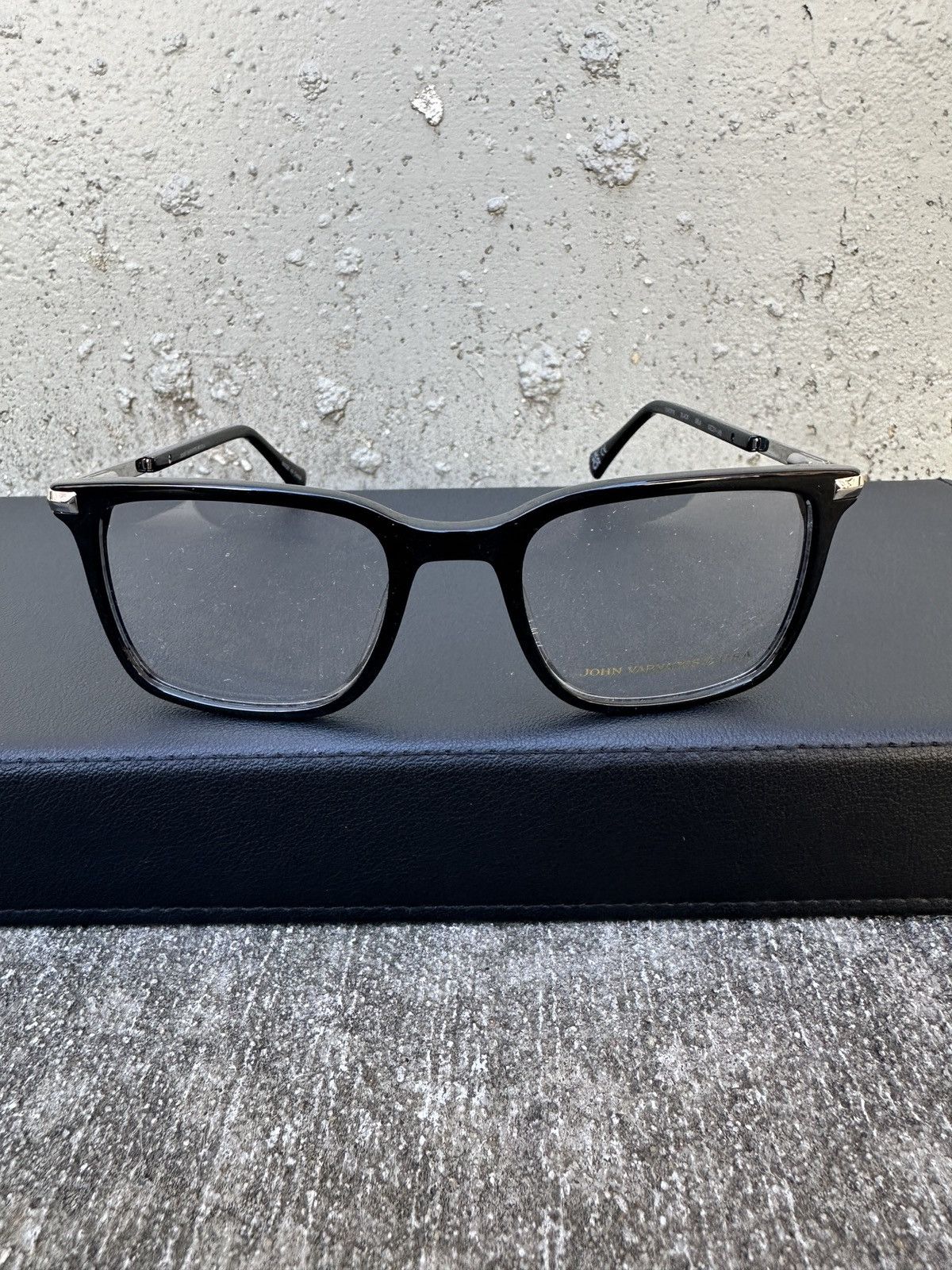 John Varvatos VJVC019 Black Glasses 52-21-145 Size ONE SIZE - 10 Thumbnail