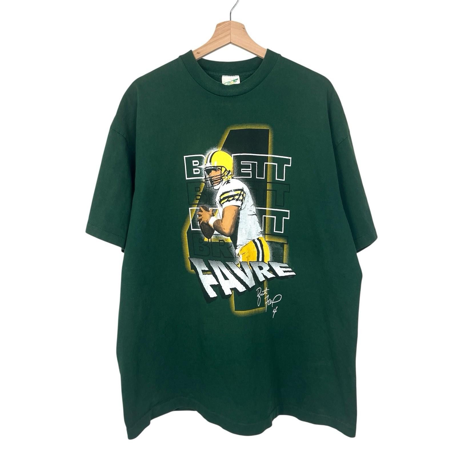 Other Vintage 90s Brett Favre Green Bay Packers NFL T Shirt XXL Size US XXL / EU 58 / 5 - 1 Thumbnail