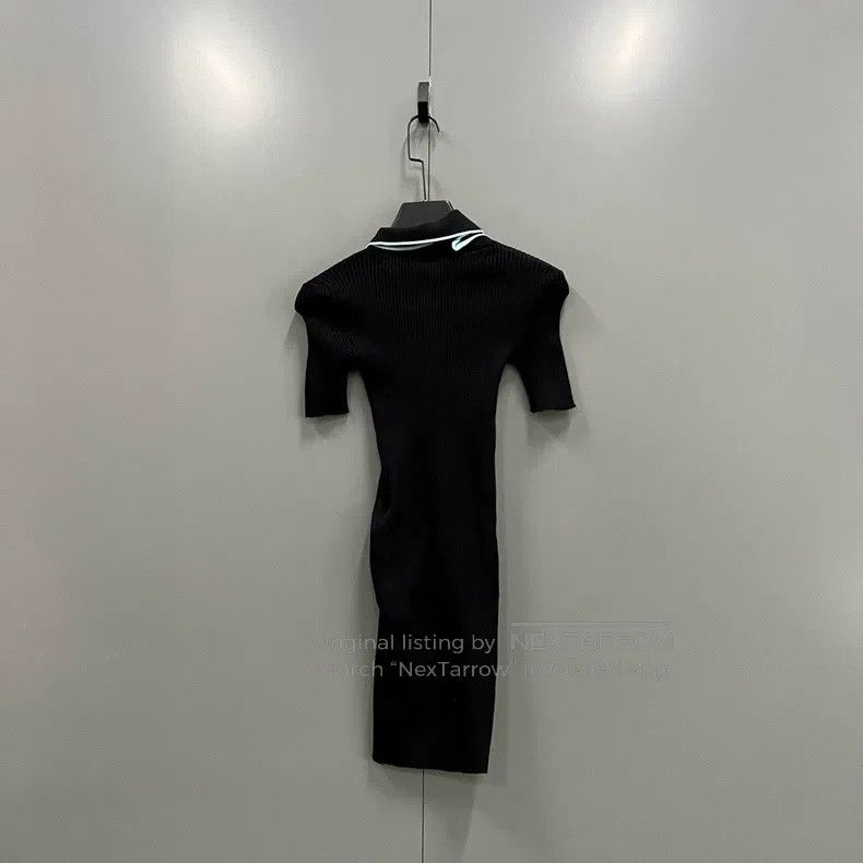 Y/Project Y/Project 34 Black pullover button knit dress Size XS / US 0-2 / IT 36-38 - 2 Thumbnail