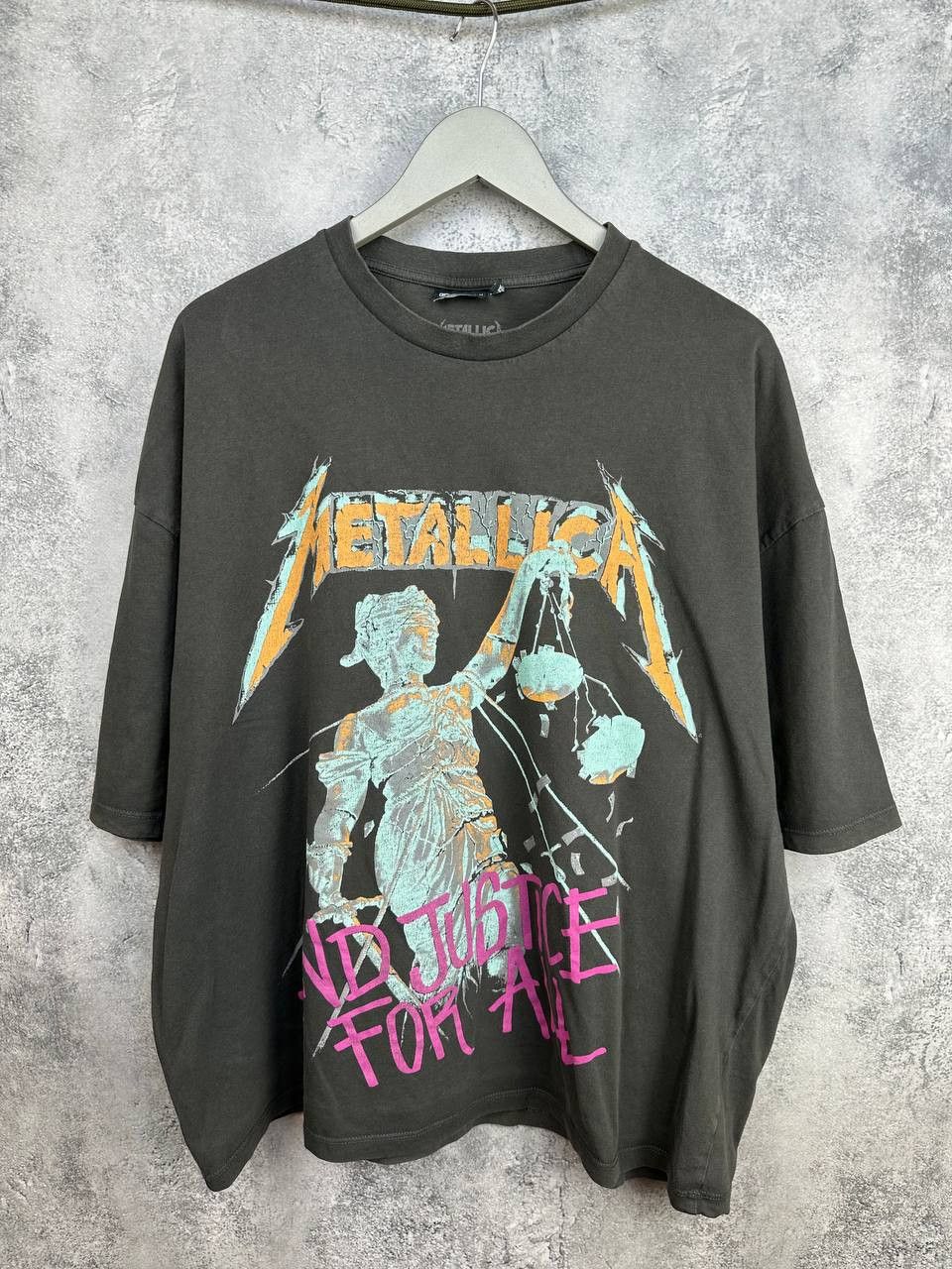 Metallica VTG Metallica "And Justice For All" T-Shirt 90s Style Band Size US L / EU 52-54 / 3 - 1 Thumbnail