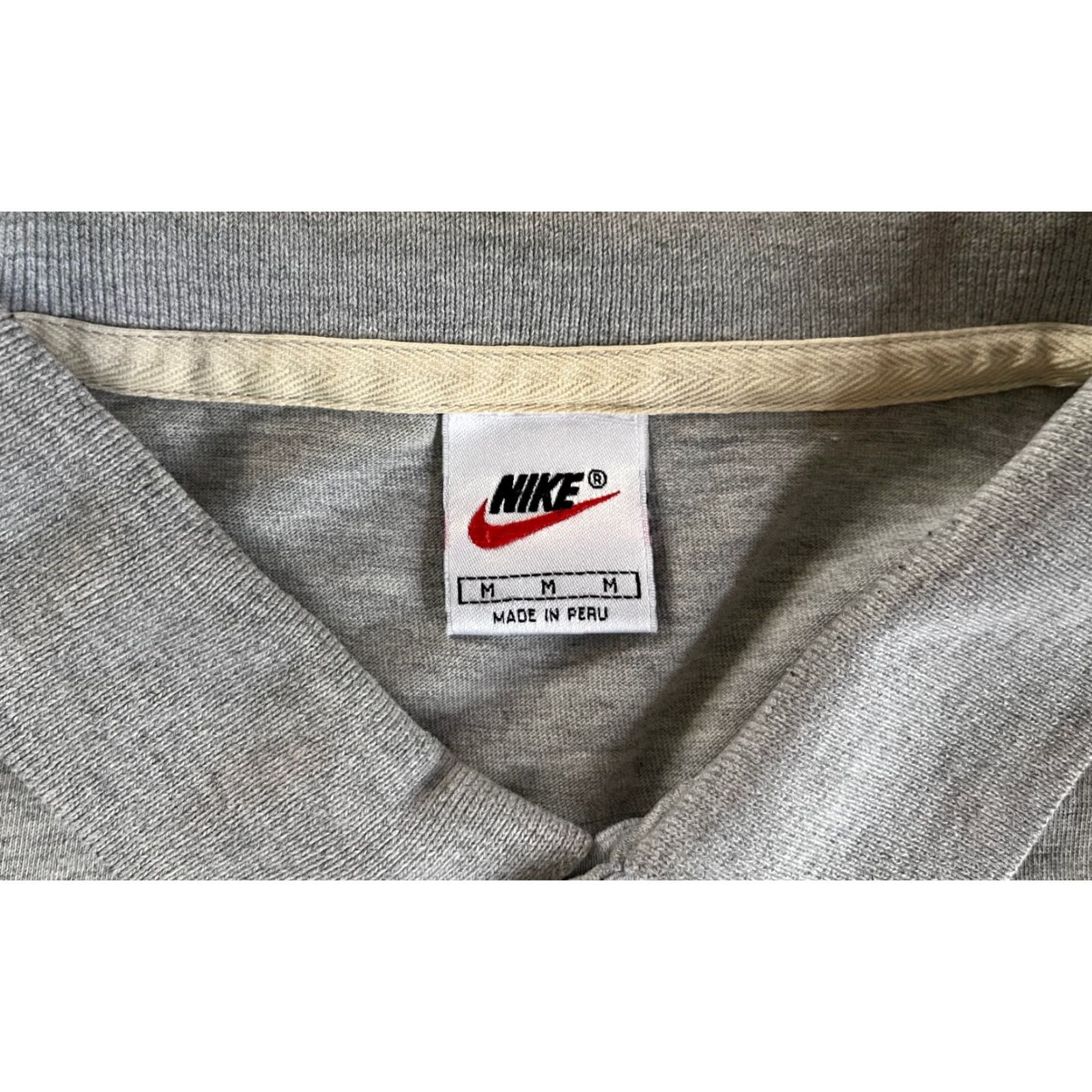 Nike Nike Polo Shirt Men’s Vintage 90s Heather Gray Size M Polo Mens Nike 90s Vintage Shirt Size US M / EU 48-50 / 2 - 5 Thumbnail